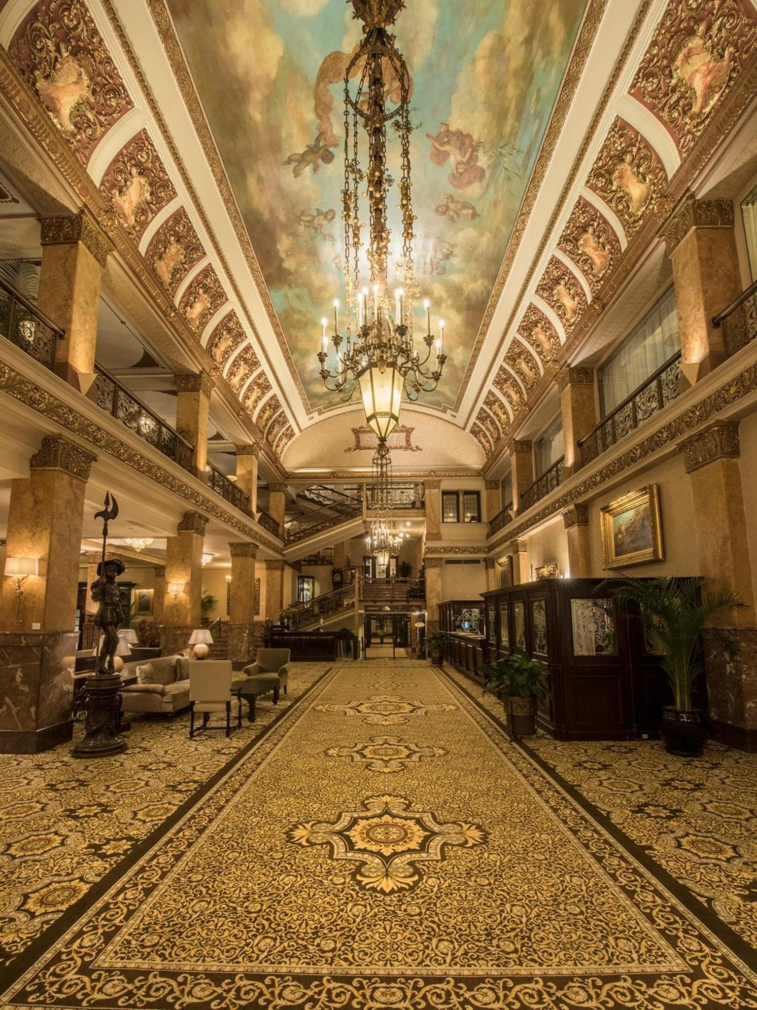 The Pfister Hotel interior in Milwaukee, WI — gallery photo 2