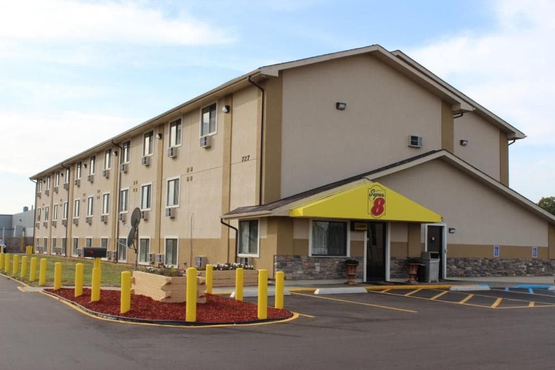 Super 8 Grand Rapids City Center featured exterior or lobby in Wyoming, MI — similar hotel