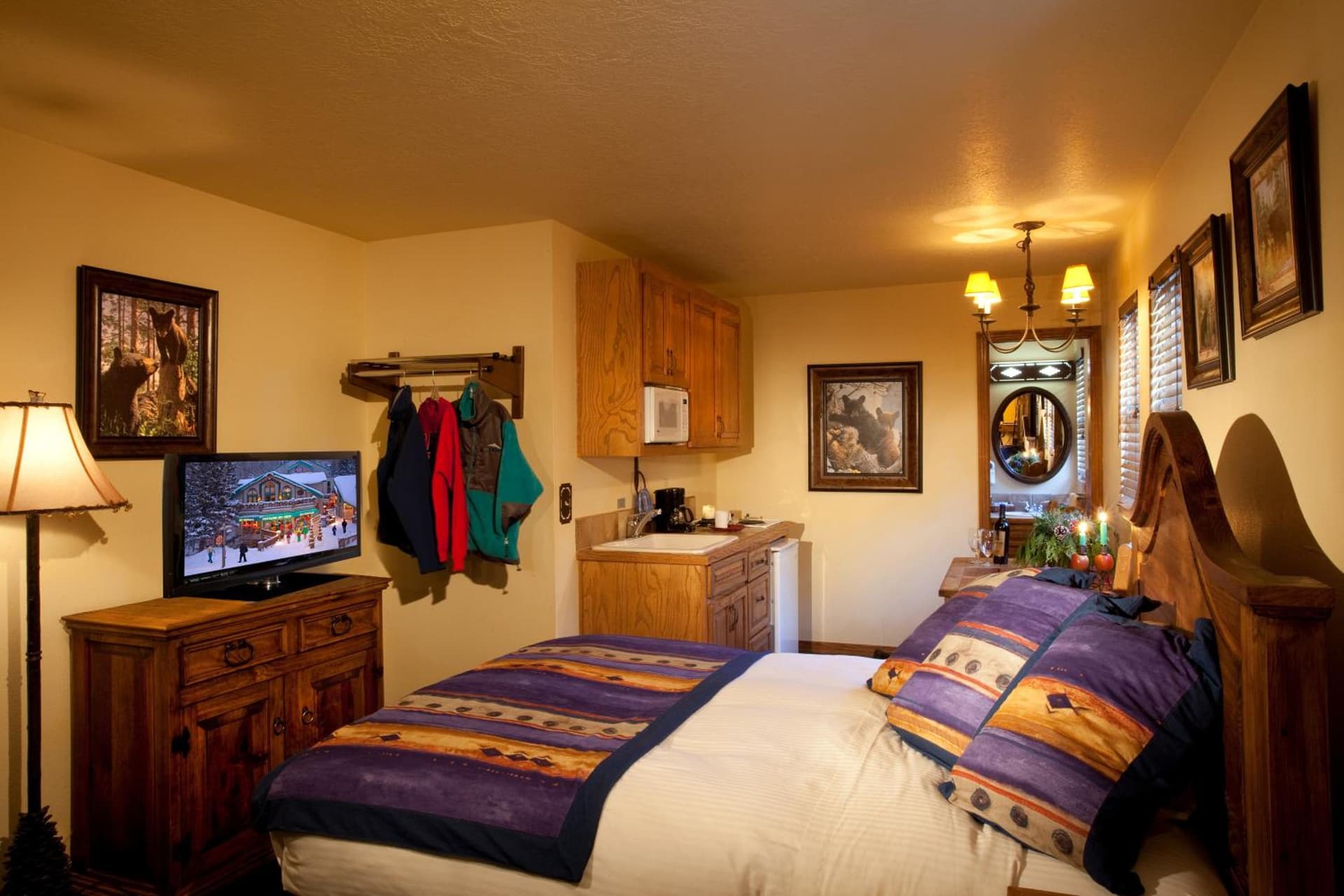 Alpine Village Suites property views in Taos Ski Valley, NM — gallery photo 3