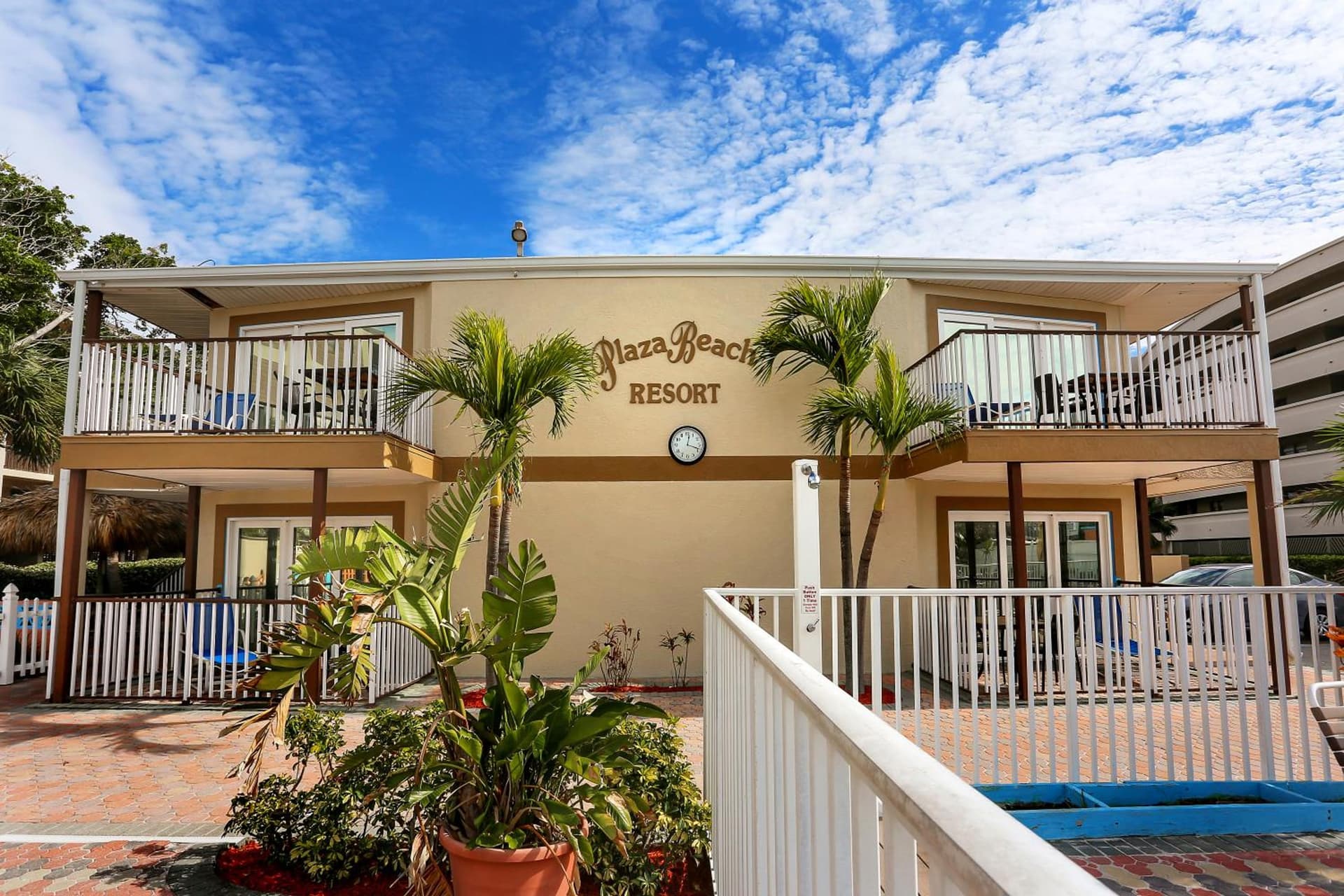 Plaza Beach Hotel - Beachfront Resort exterior or lobby in St Pete Beach, FL — main listing photo