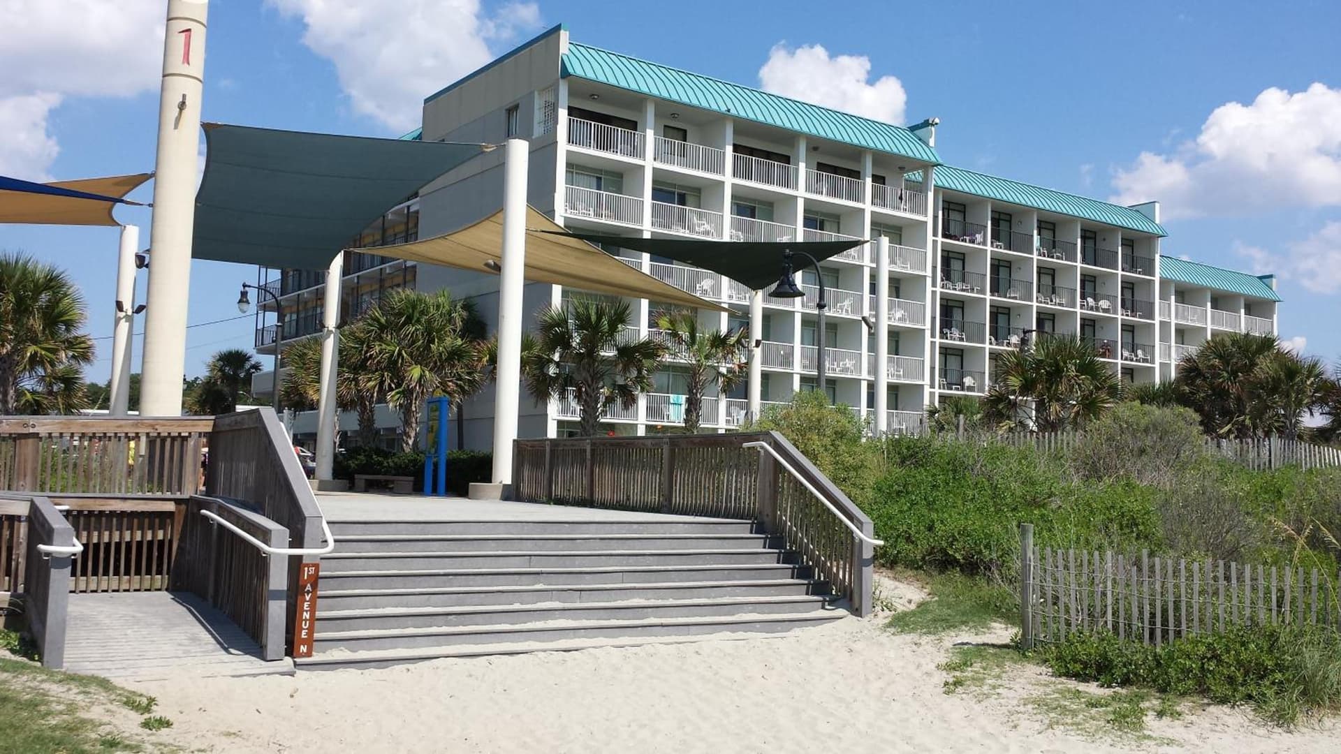 Bermuda Sands On The Boardwalk exterior or lobby in Myrtle Beach, SC — main listing photo