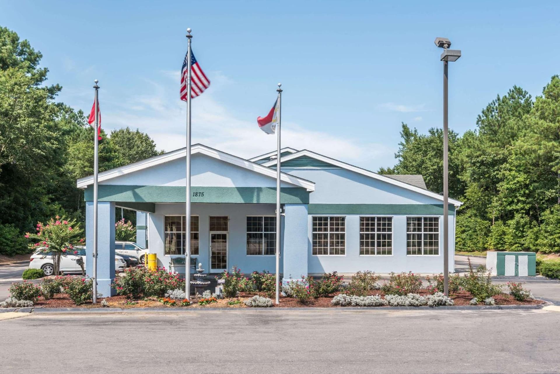 Super 8 by Wyndham Fayetteville featured exterior or lobby in Fayetteville, NC — similar hotel