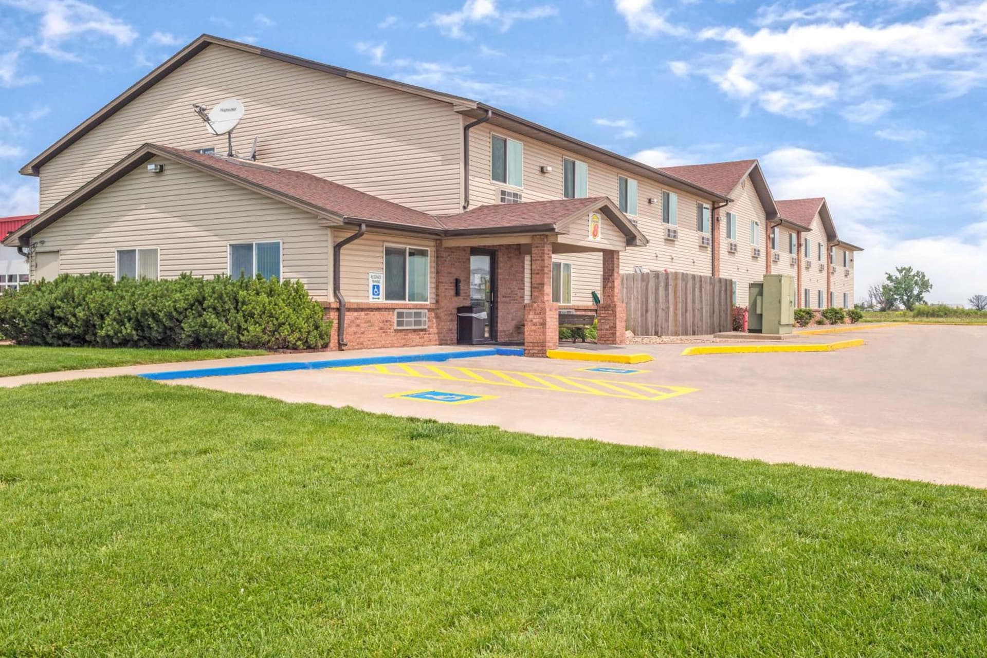 Super 8 by Wyndham Nebraska City featured exterior or lobby in Percival, IA — similar hotel