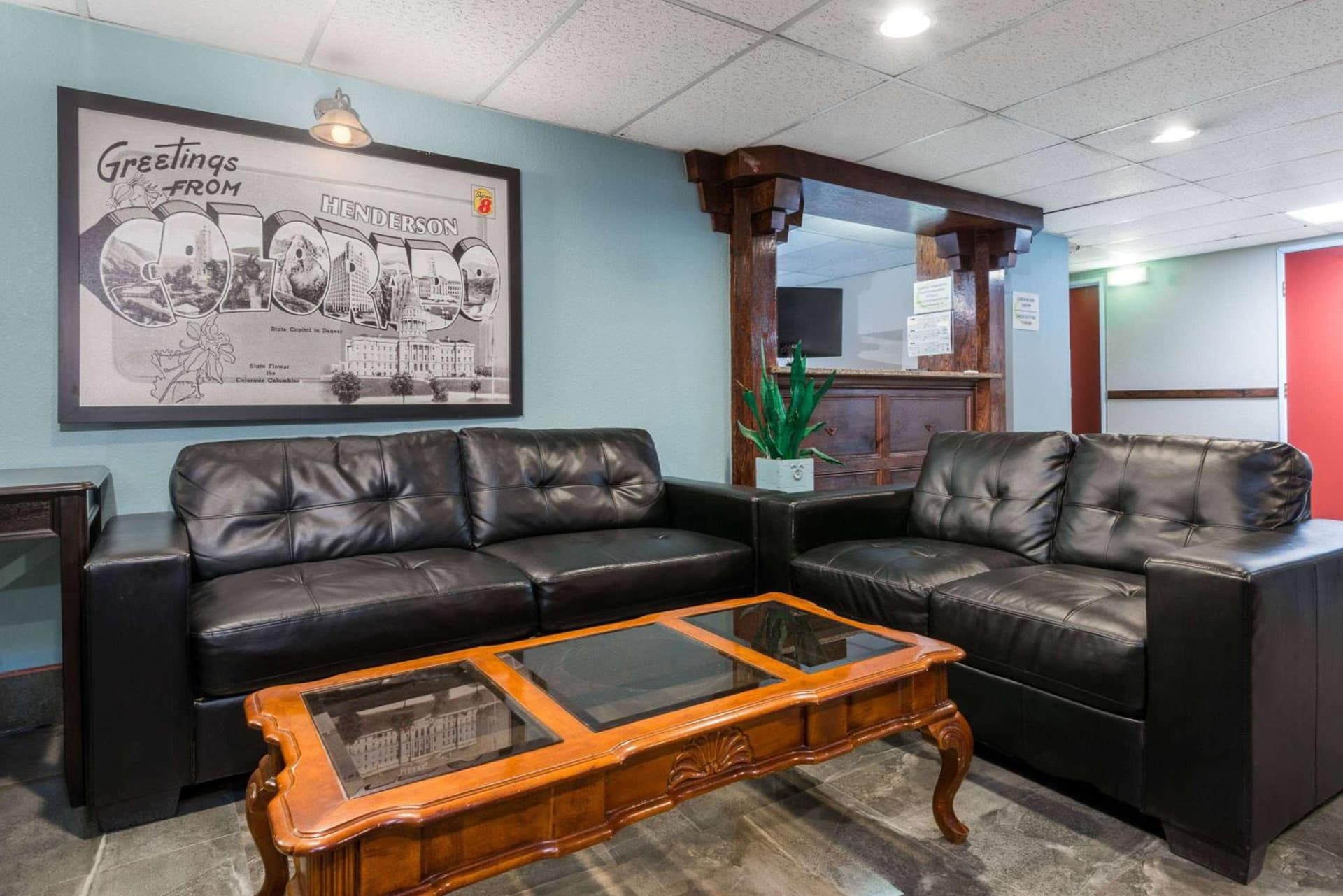 Super 8 by Wyndham Henderson North East Denver interior in Henderson, CO — gallery photo 2