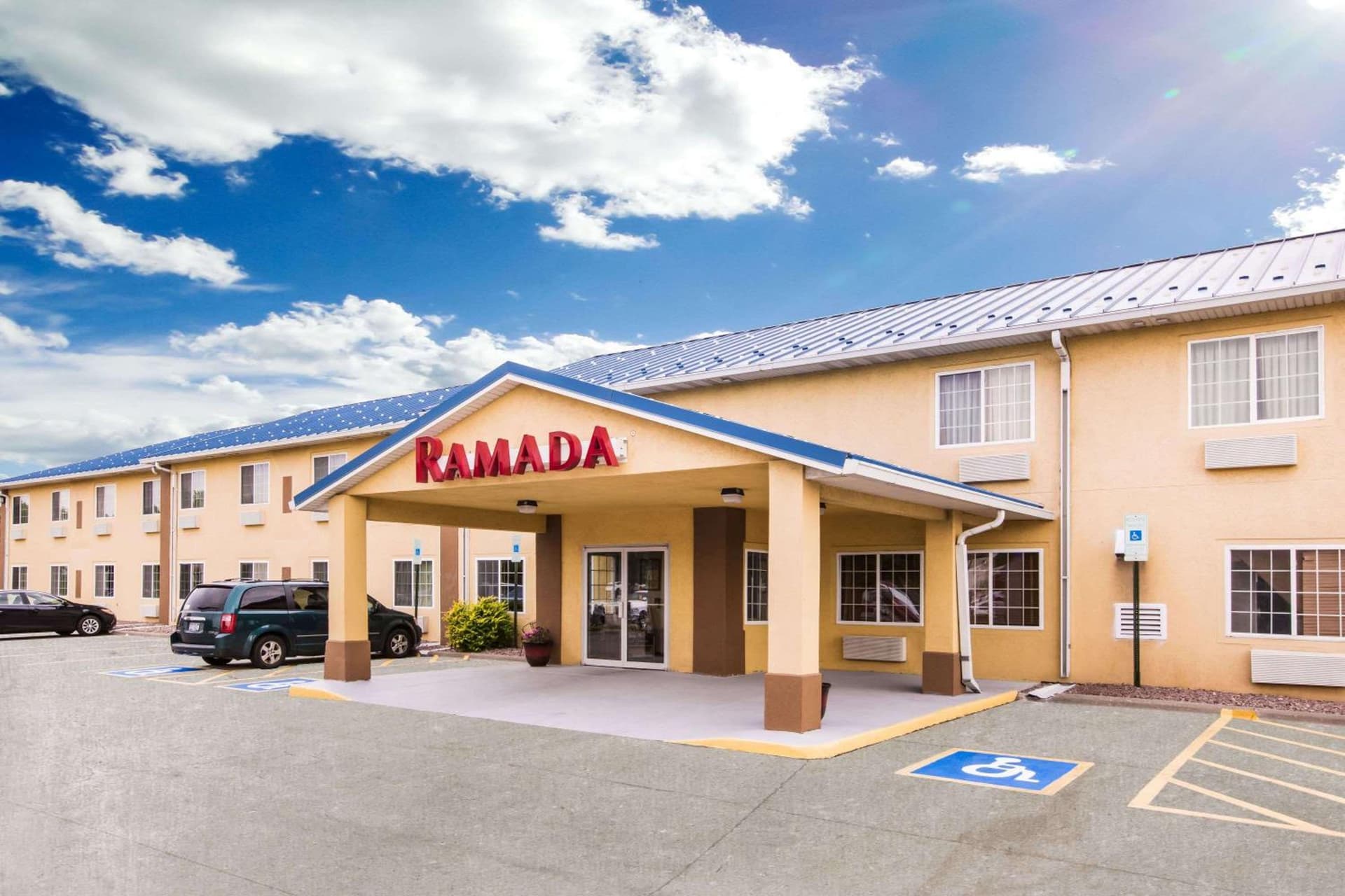 Ramada by Wyndham Sioux Falls exterior or lobby in Sioux Falls, SD — main listing photo