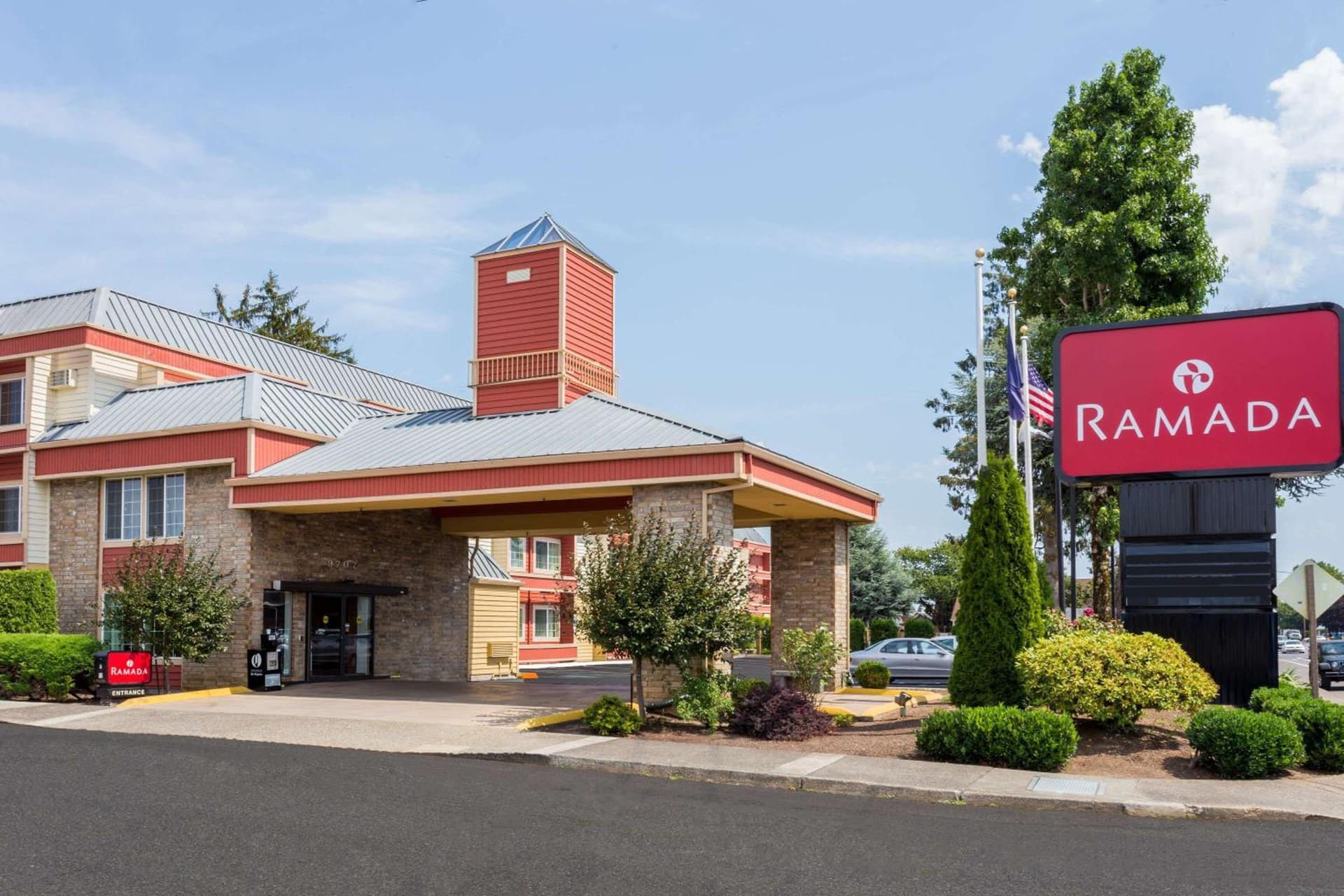 Ramada by Wyndham Portland featured exterior or lobby in Portland, OR — similar hotel