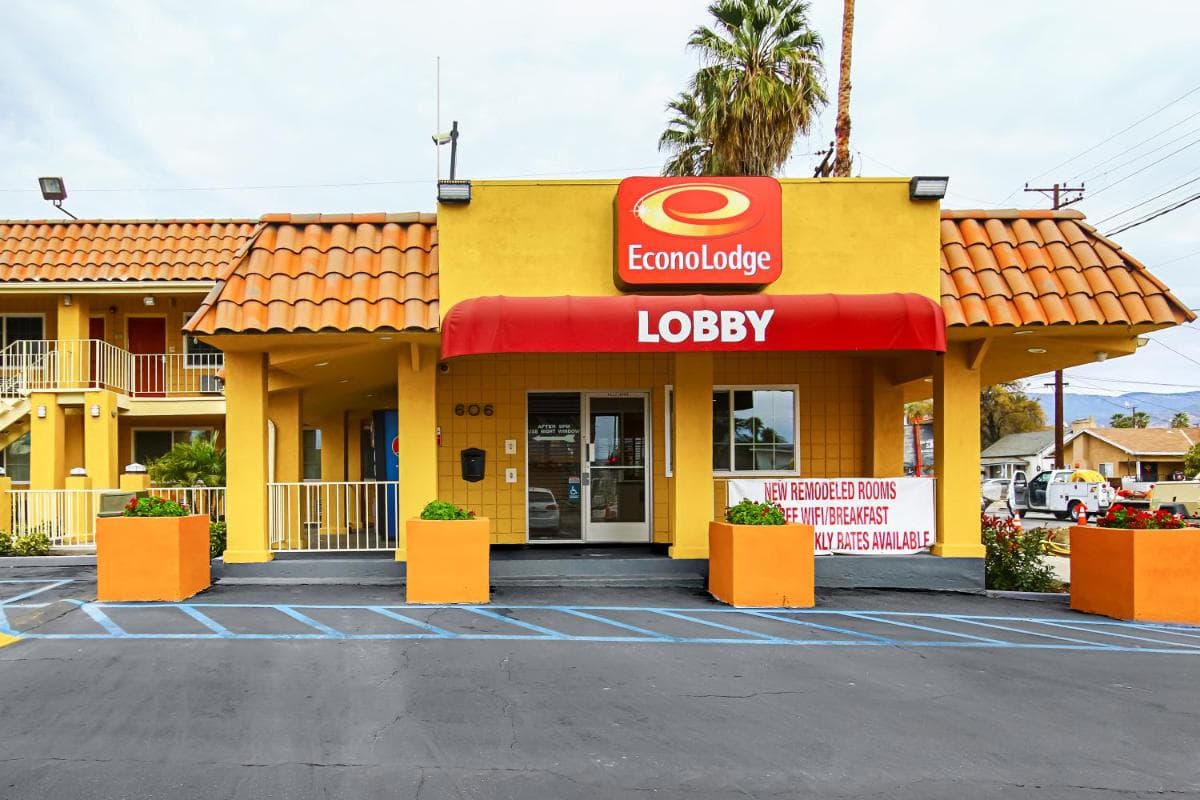 Econo Lodge San Bernardino I-215 exterior or lobby in San Bernardino, CA — main listing photo