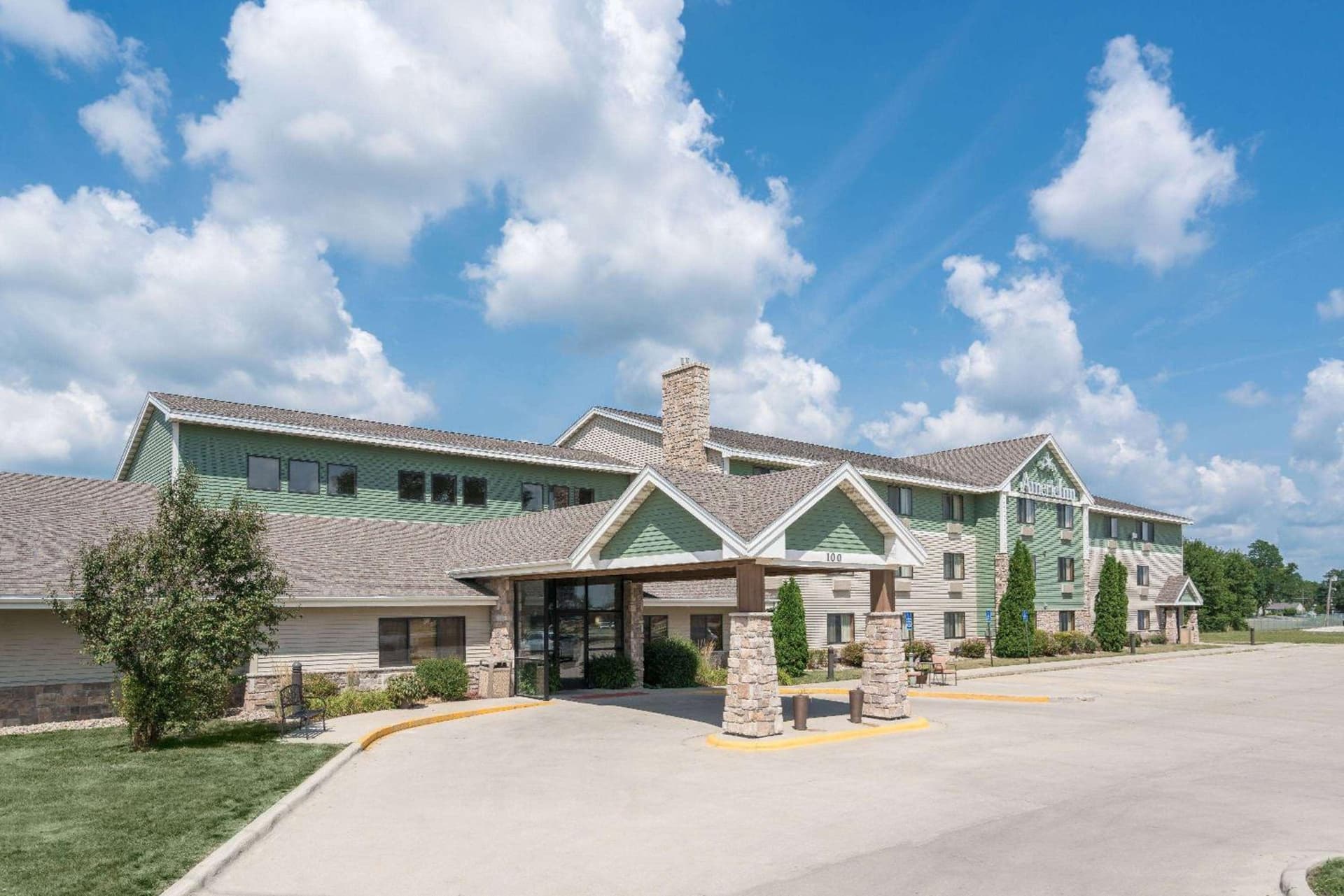 AmericInn by Wyndham Fort Dodge featured exterior or lobby in Fort Dodge, IA — similar hotel