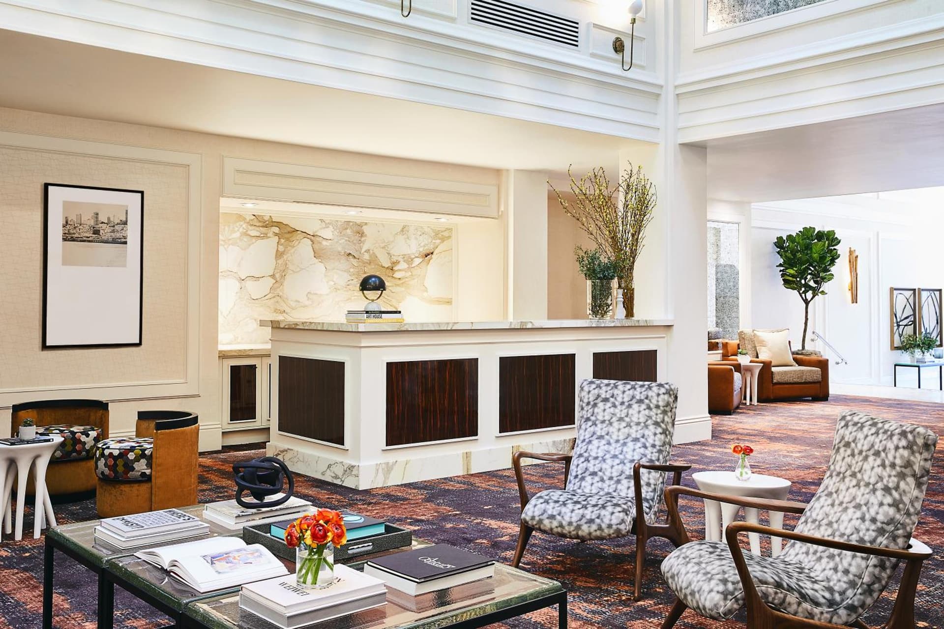 Galleria Park Hotel interior in San Francisco, CA — gallery photo 2