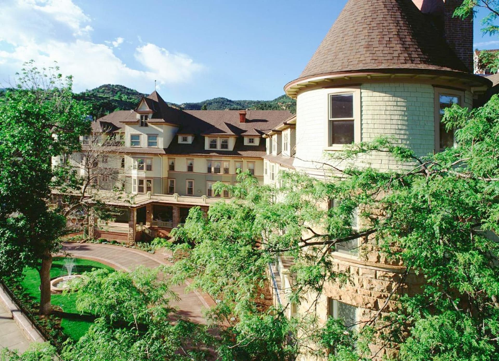 Cliff House at Pikes Peak exterior or lobby in Manitou Springs, CO — main listing photo