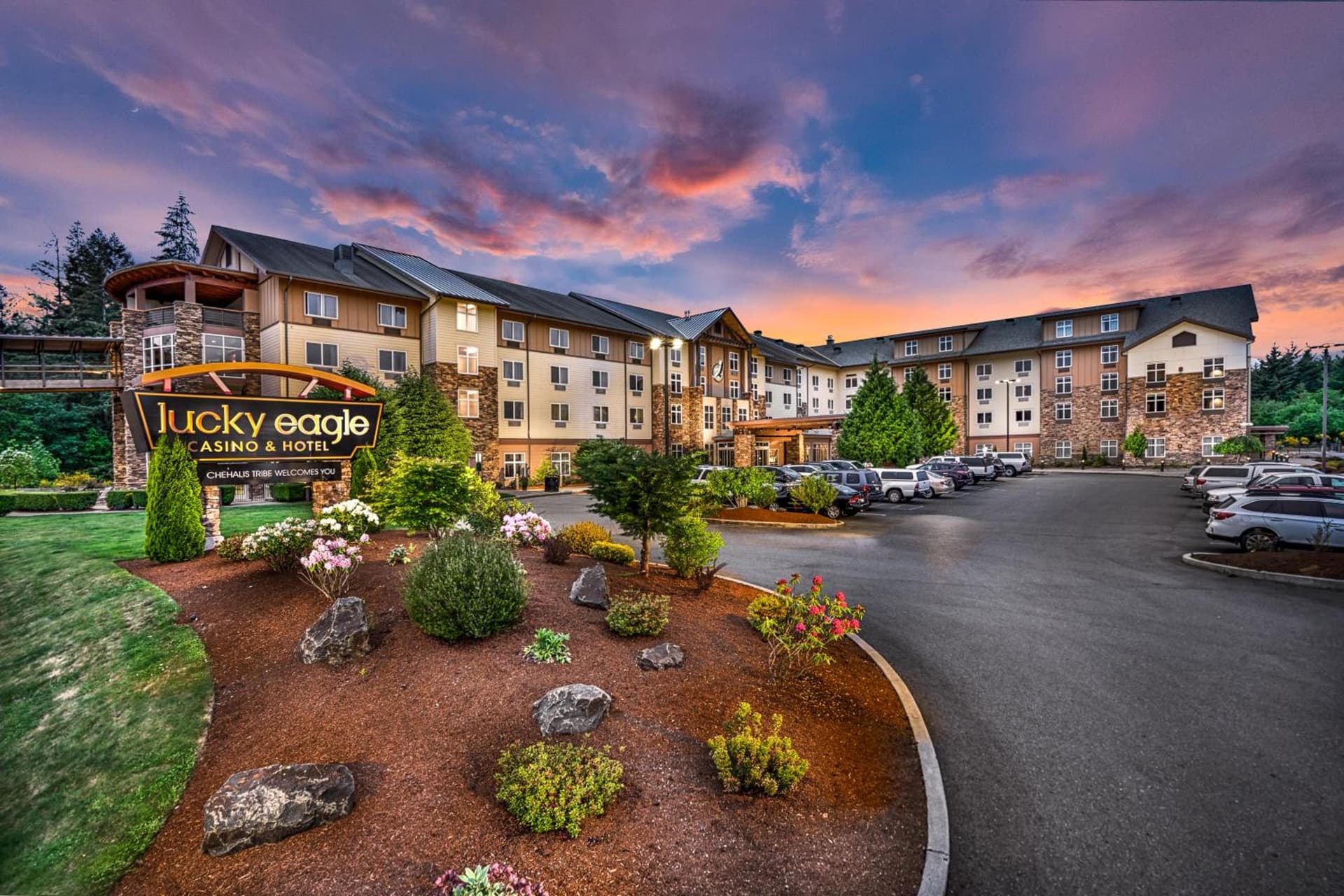 Lucky Eagle Casino & Hotel exterior or lobby in Rochester, WA — main listing photo