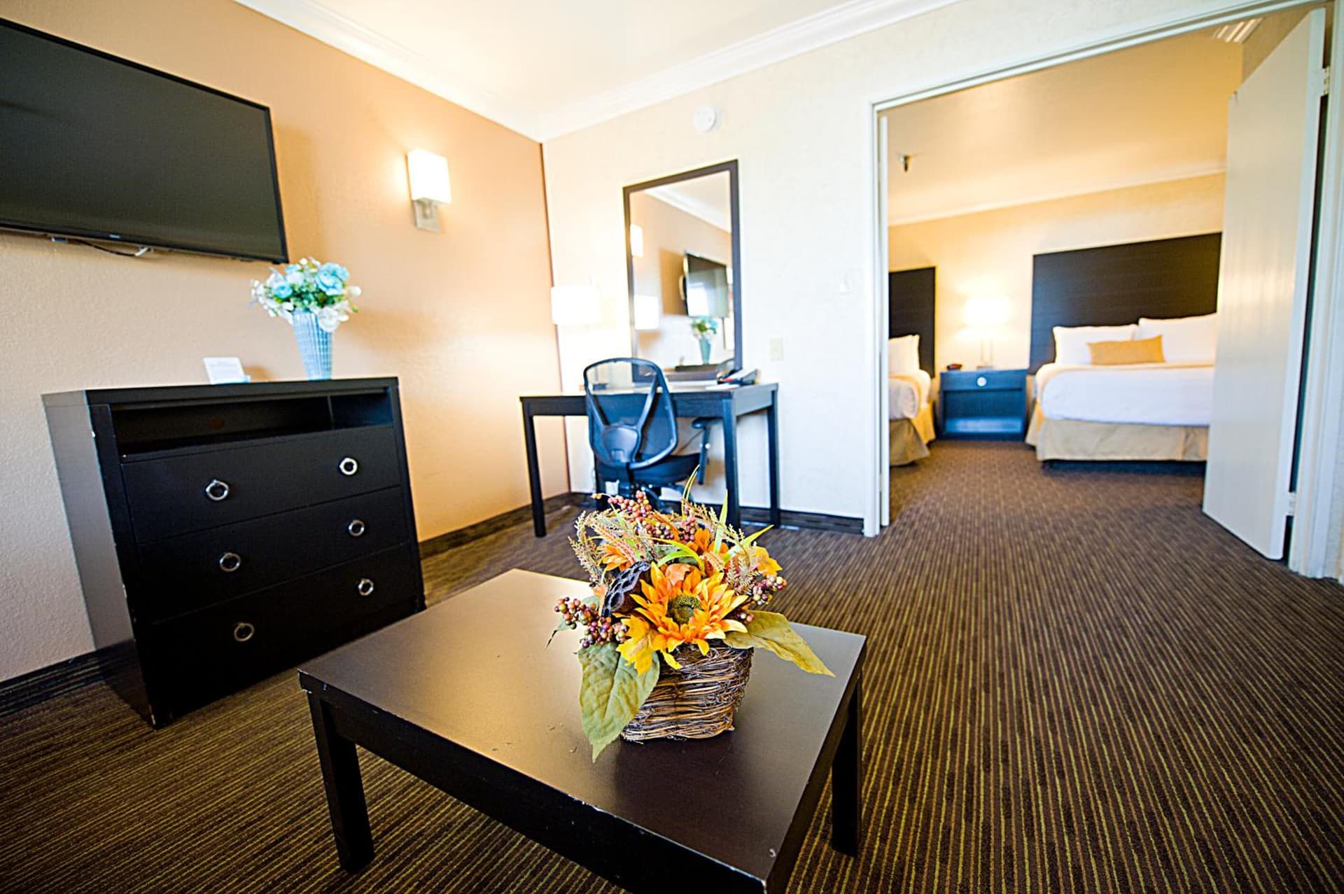Hotel d'Lins Ontario Airport property views in Ontario, CA — gallery photo 3