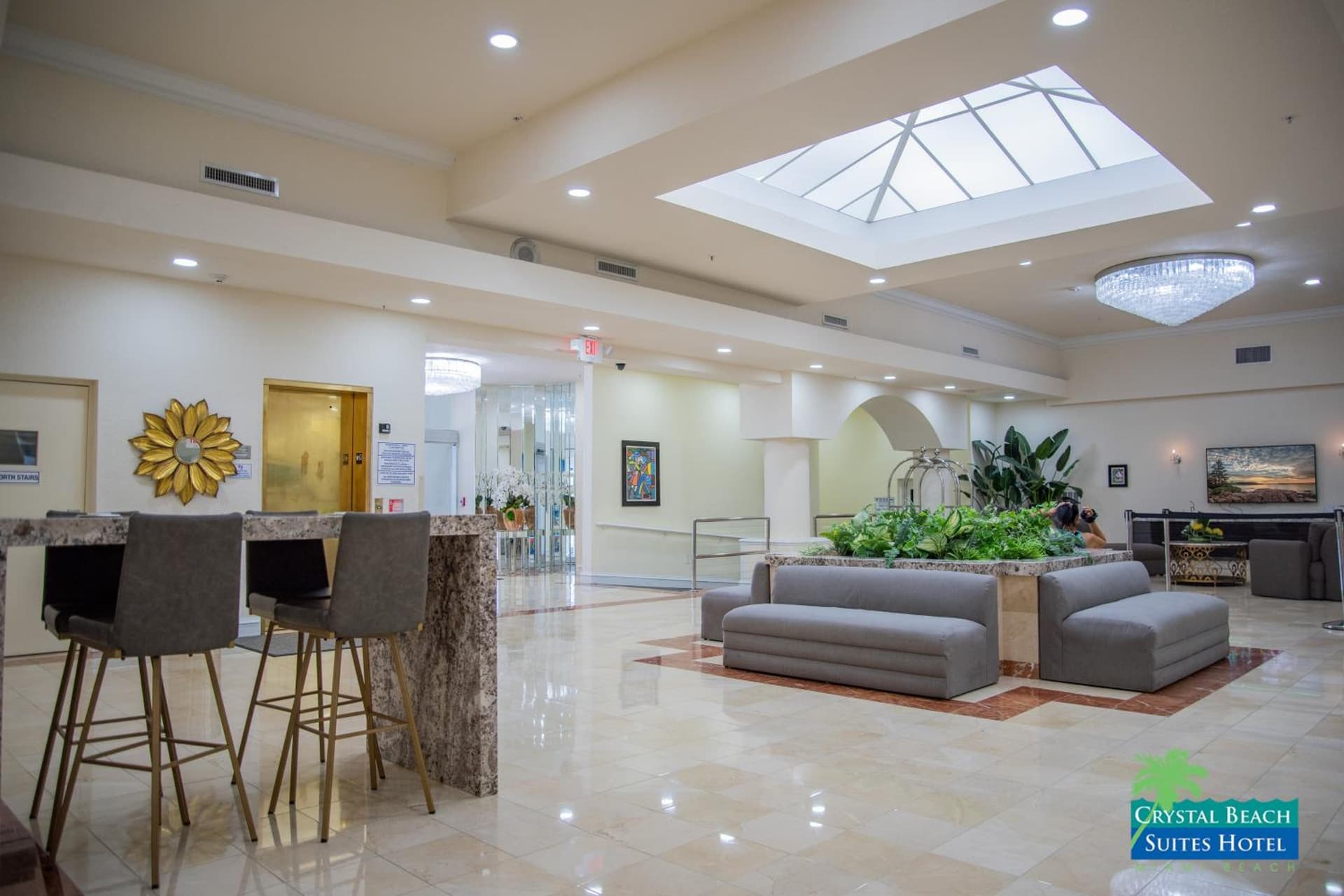 Crystal Beach Suites Miami Oceanfront Hotel property views in Miami Beach, FL — gallery photo 3