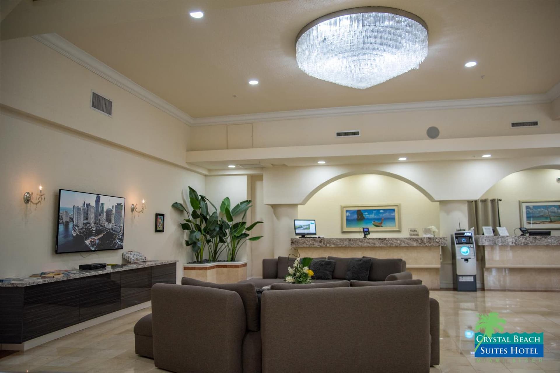 Crystal Beach Suites Miami Oceanfront Hotel interior in Miami Beach, FL — gallery photo 2
