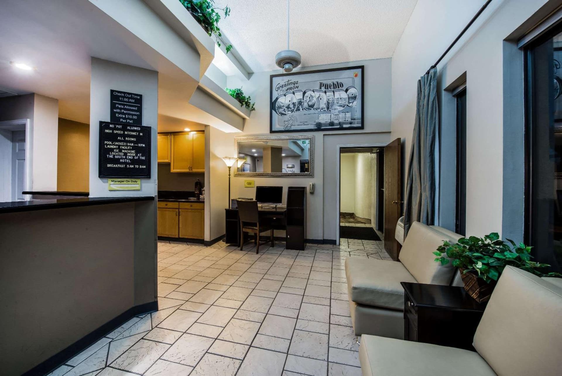 Super 8 by Wyndham Pueblo property views in Pueblo, CO — gallery photo 3