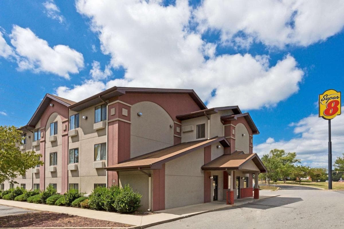 Super 8 by Wyndham Lexington Park/California Area featured exterior or lobby in California, MD — similar hotel