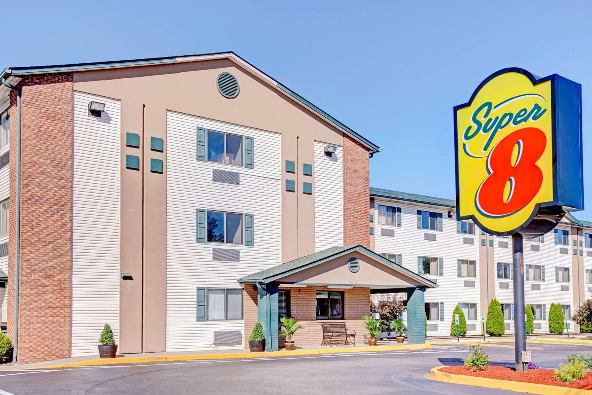 Super 8 by Wyndham Louisville Airport featured exterior or lobby in Louisville, KY — similar hotel