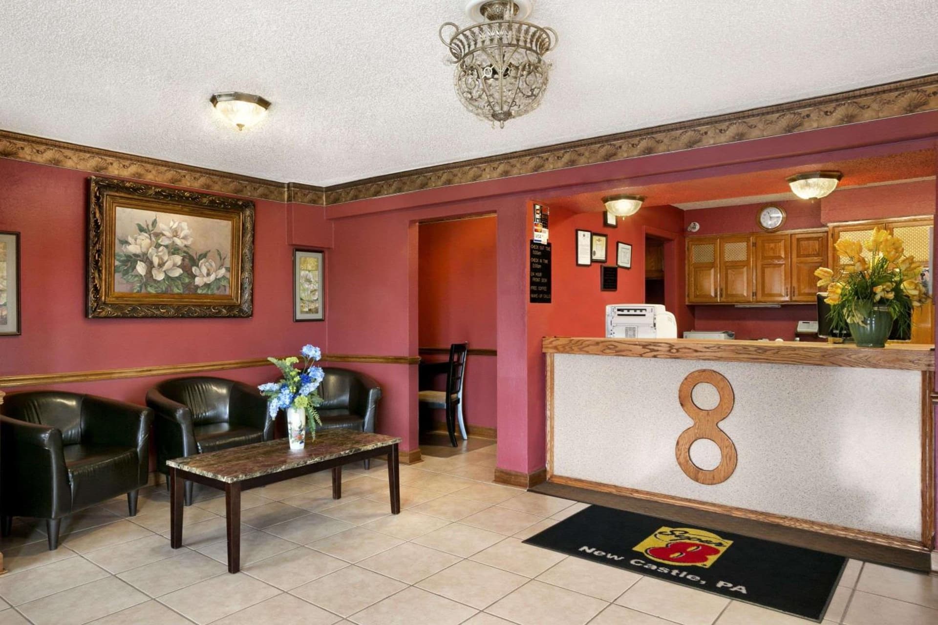 Super 8 by Wyndham New Castle interior in New Castle, PA — gallery photo 2