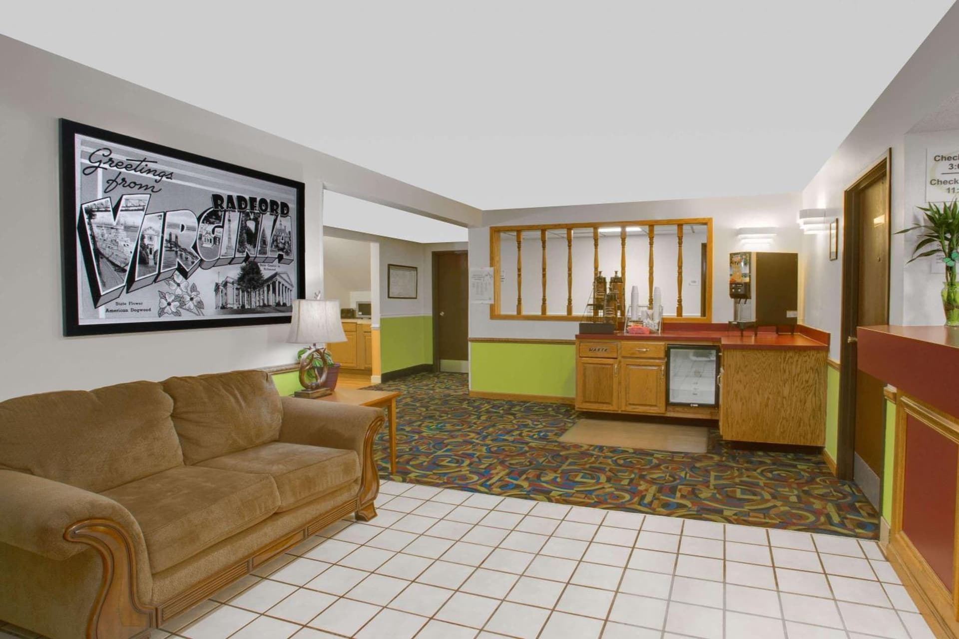 Super 8 by Wyndham Radford VA property views in Radford, VA — gallery photo 3