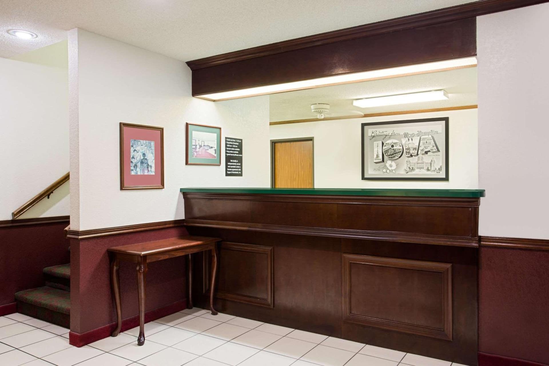 Super 8 by Wyndham New Hampton interior in New Hampton, IA — gallery photo 2