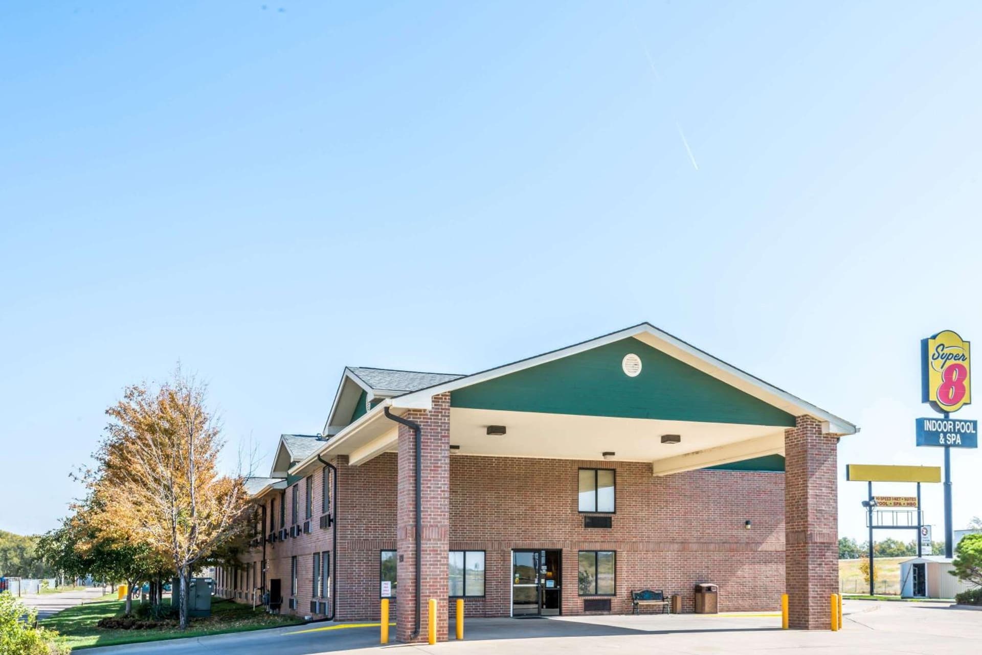 Super 8 by Wyndham Salina I-70 featured exterior or lobby in Salina, KS — similar hotel