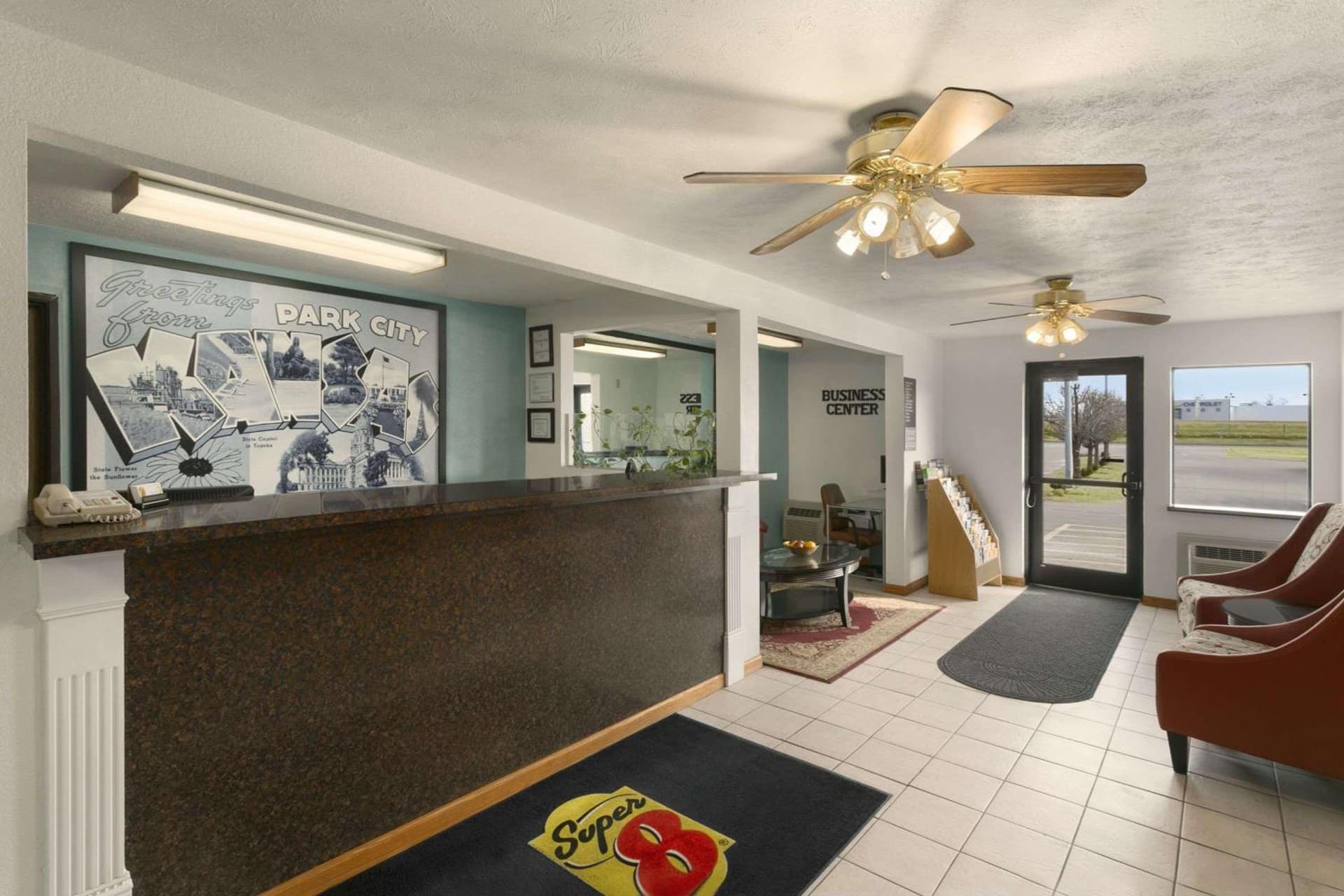 Super 8 by Wyndham Park City/North Wichita Area interior in Park City, KS — gallery photo 2