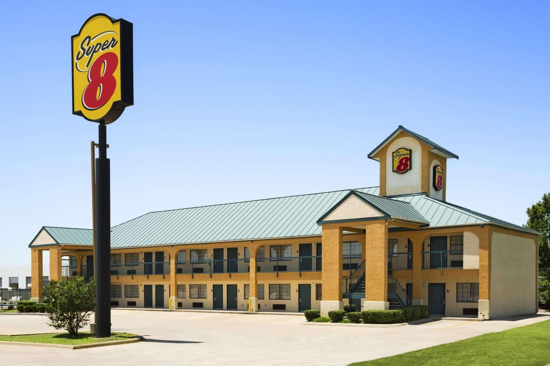 Super 8 by Wyndham Grand Prairie Southwest featured exterior or lobby in Grand Prairie, TX — similar hotel