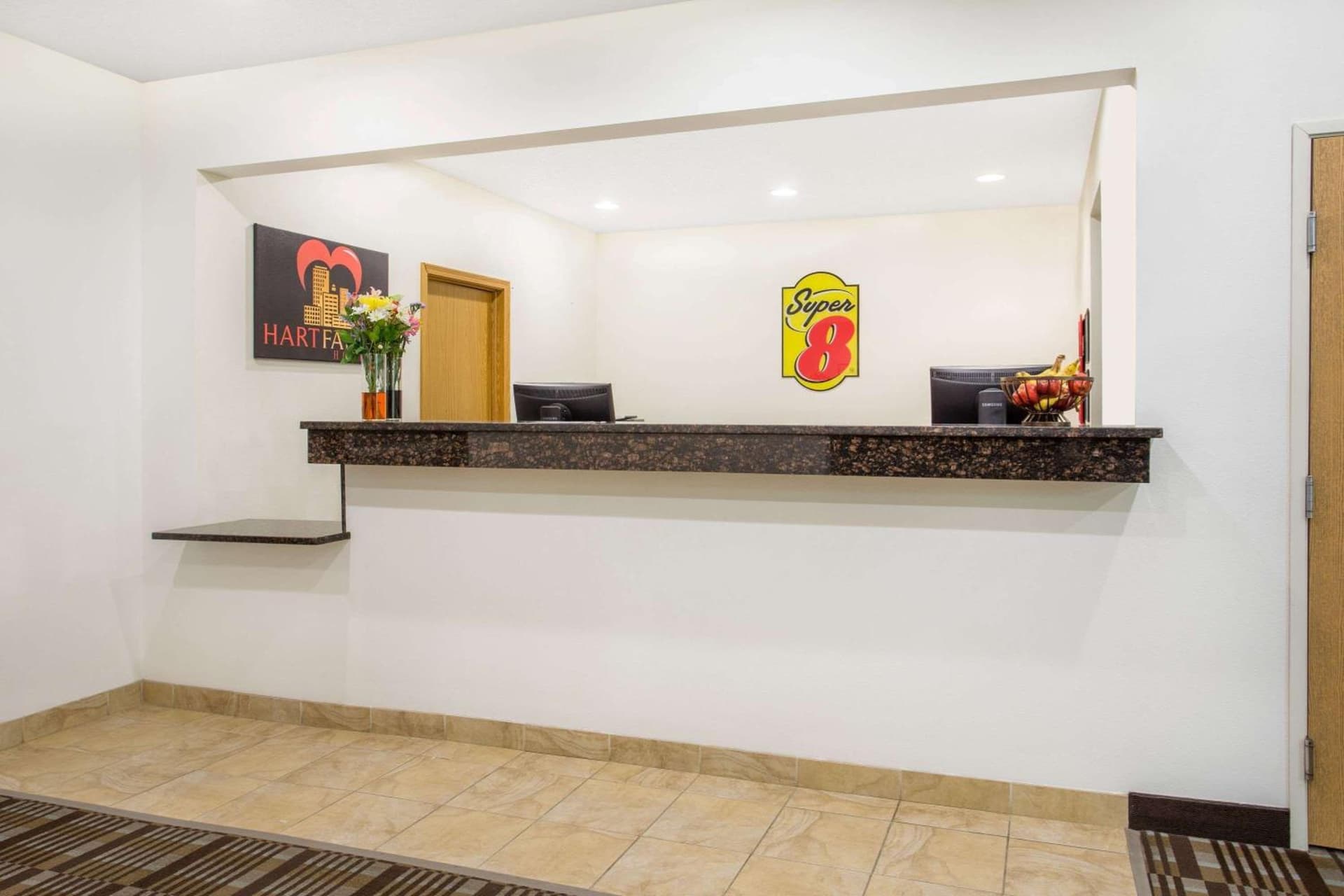 Super 8 by Wyndham Cedar Falls interior in Cedar Falls, IA — gallery photo 2