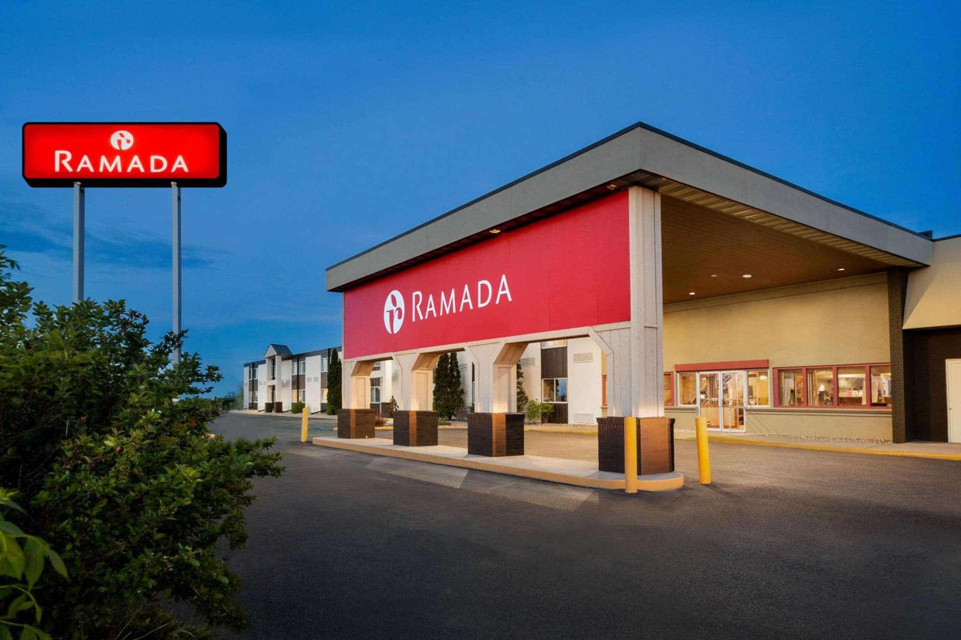 Ramada by Wyndham Bismarck exterior or lobby in Bismarck, ND — main listing photo