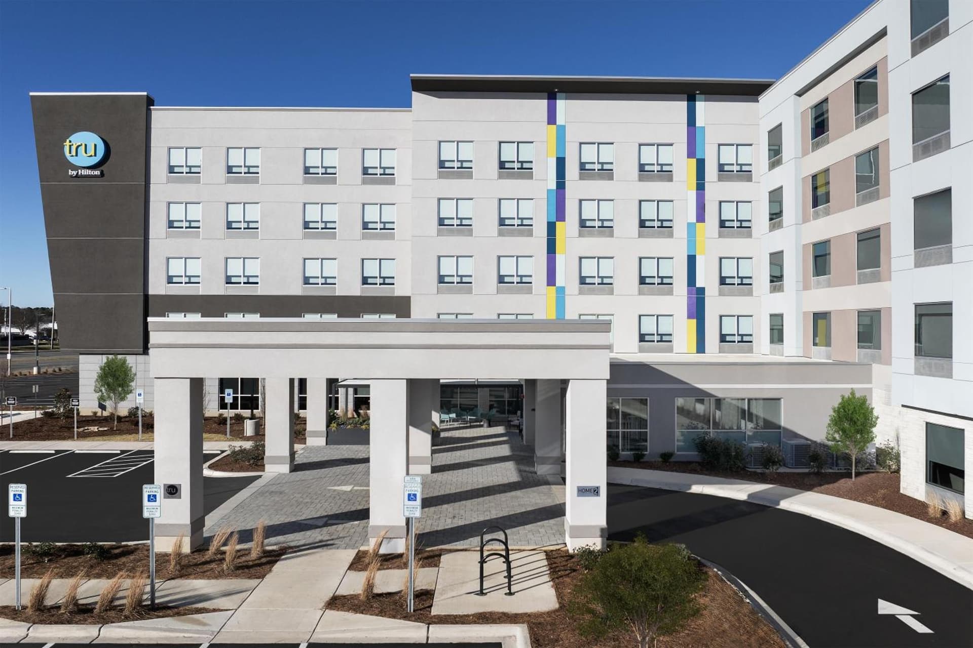Home2 Suites By Hilton Concord Charlotte property views in Concord, NC — gallery photo 3