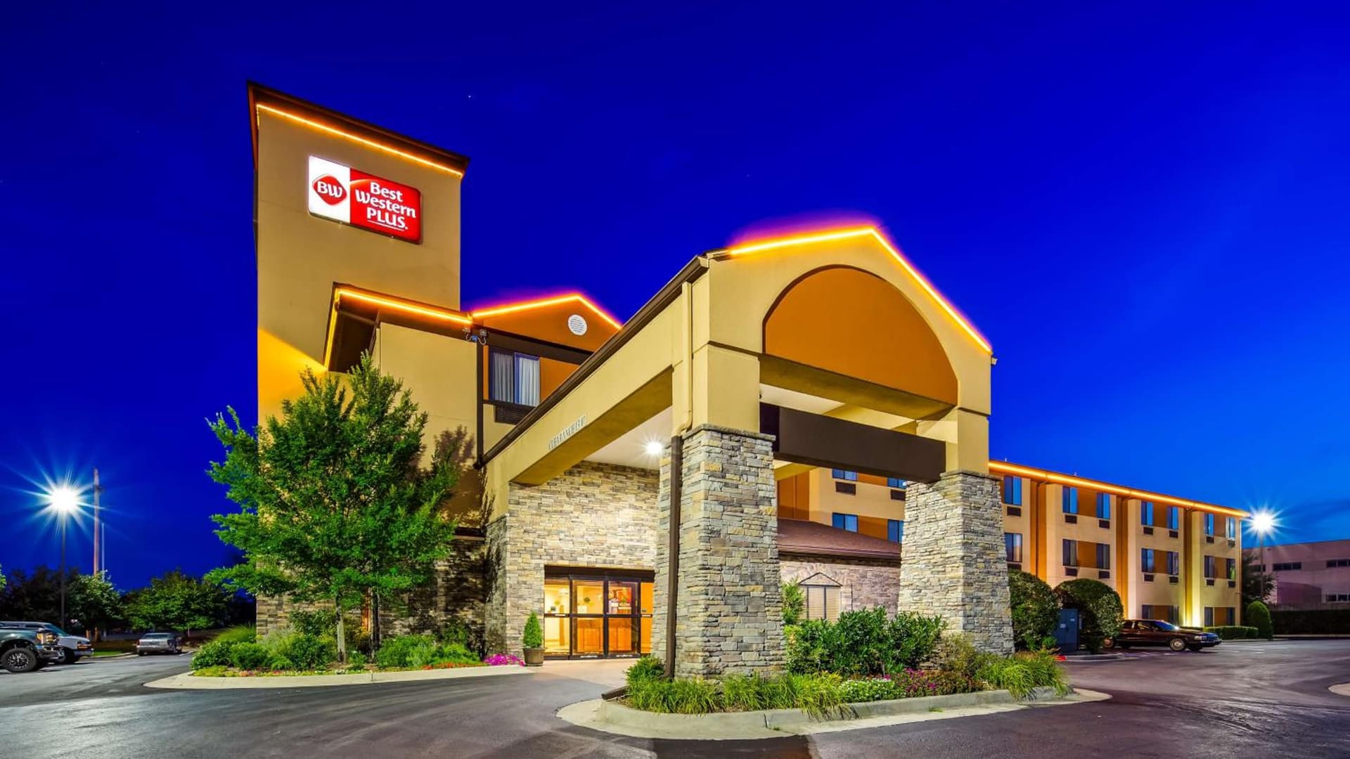 Best Western Plus Tulsa Woodland Hills Hotel and Suites featured exterior or lobby in Tulsa, OK — similar hotel