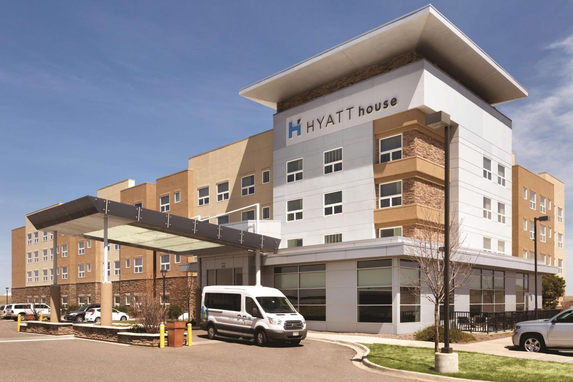 Hyatt House Denver Airport exterior or lobby in Denver, CO — main listing photo