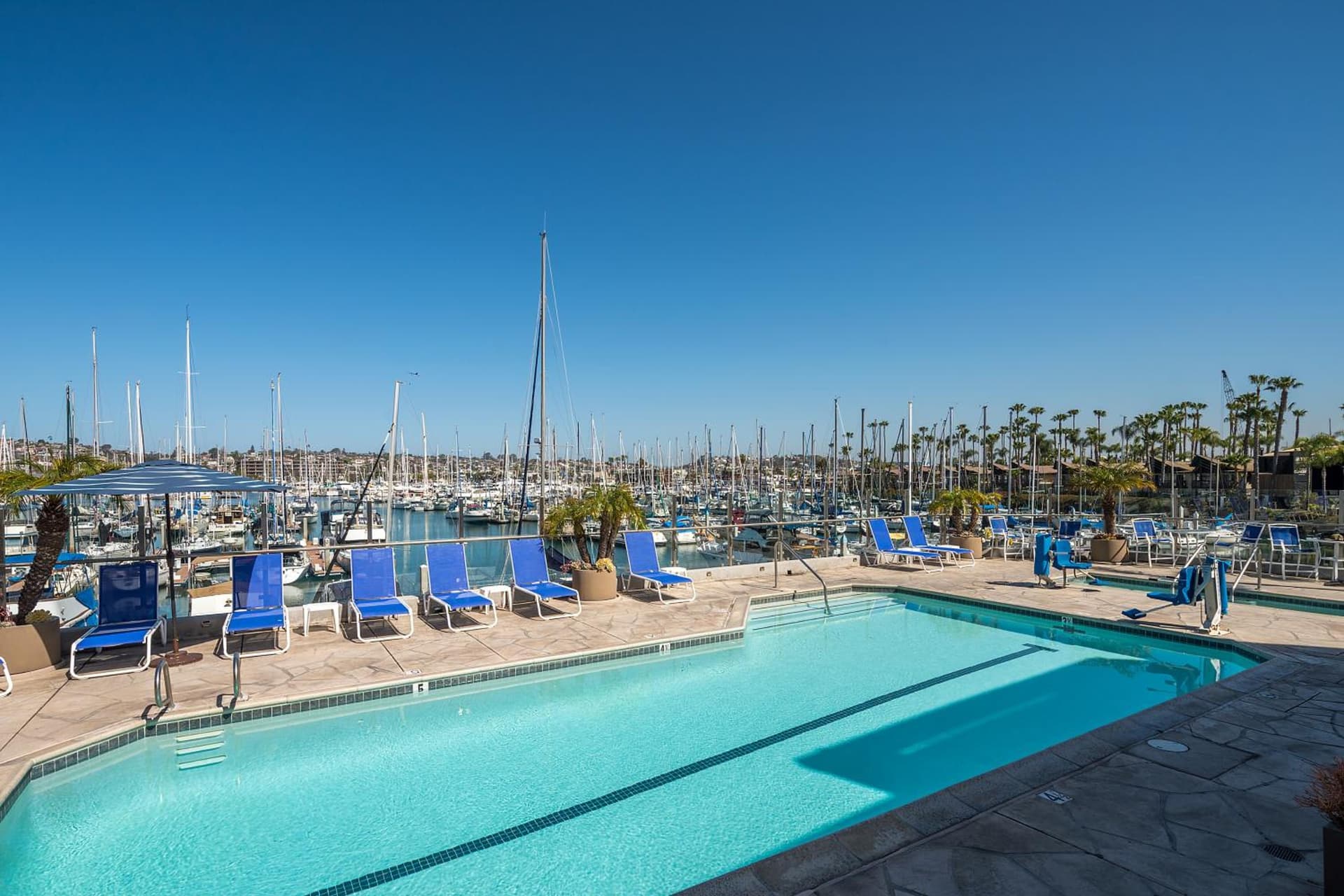Bay Club Hotel and Marina property views in San Diego, CA — gallery photo 3