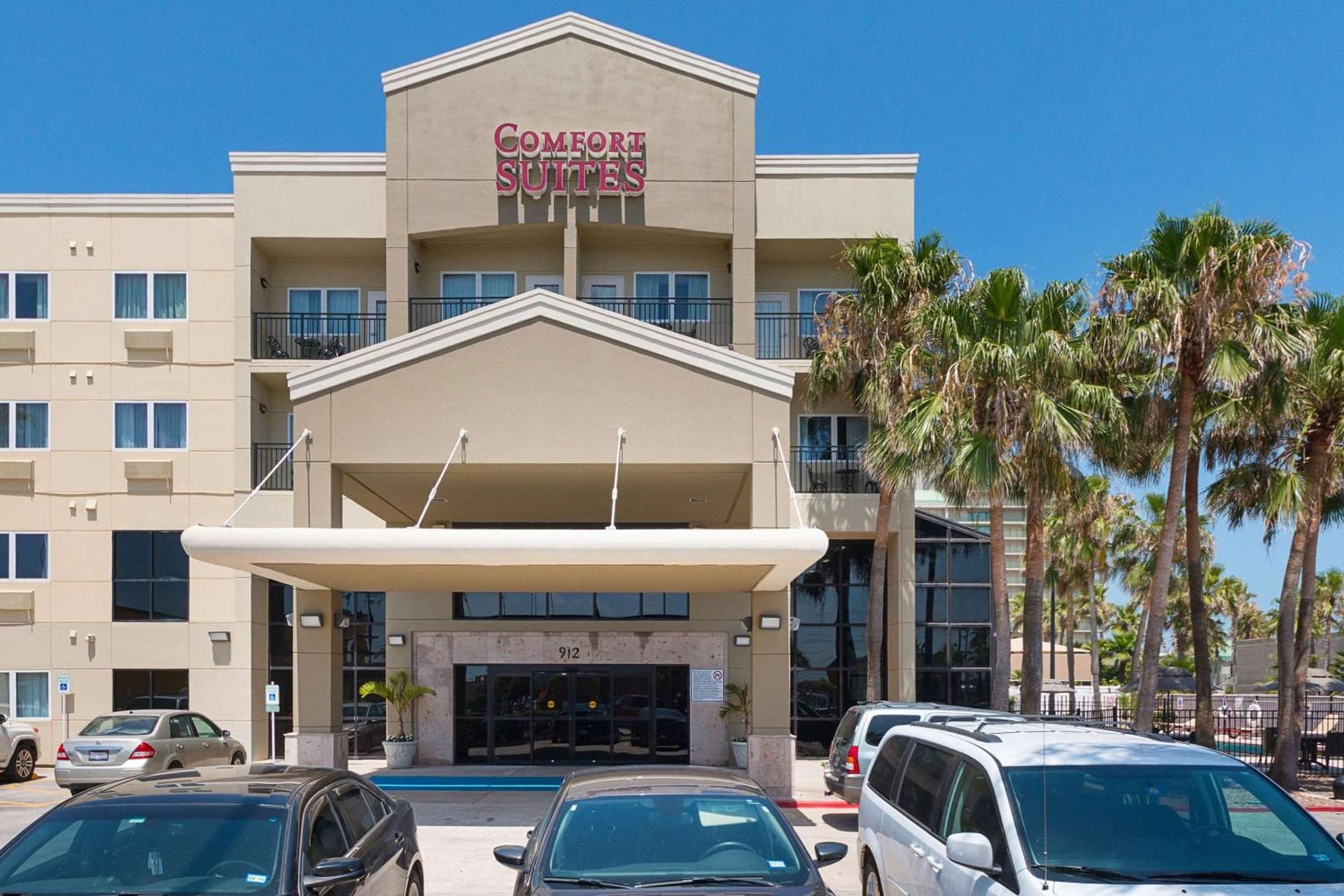 Comfort Suites Beachside featured exterior or lobby in South Padre Island, TX — similar hotel