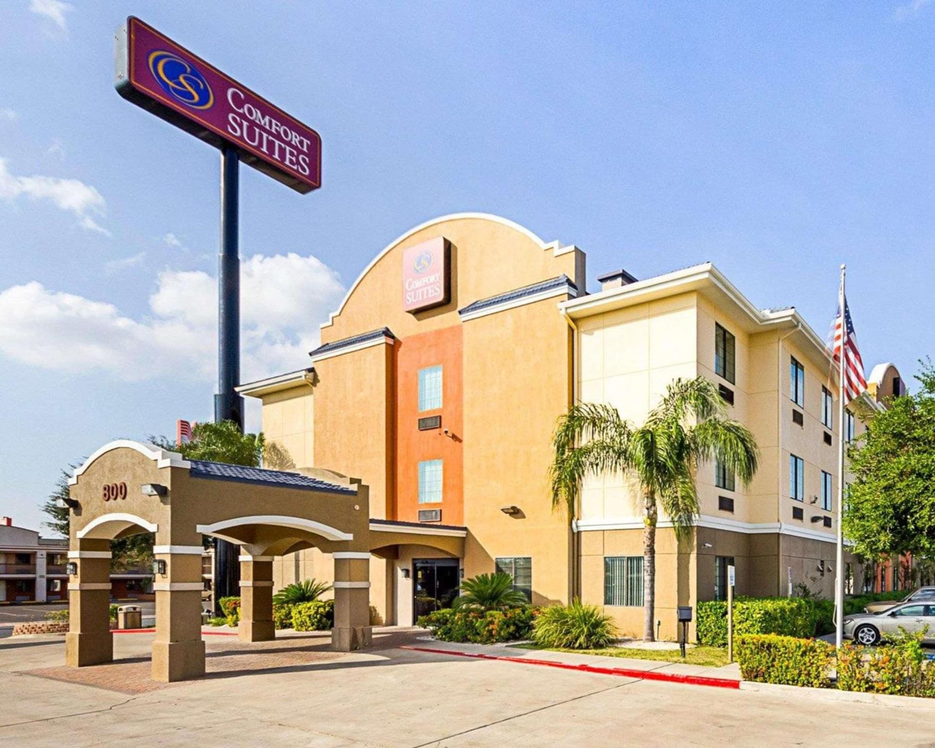 Comfort Suites McAllen Airport and La Plaza Mall exterior or lobby in McAllen, TX — main listing photo