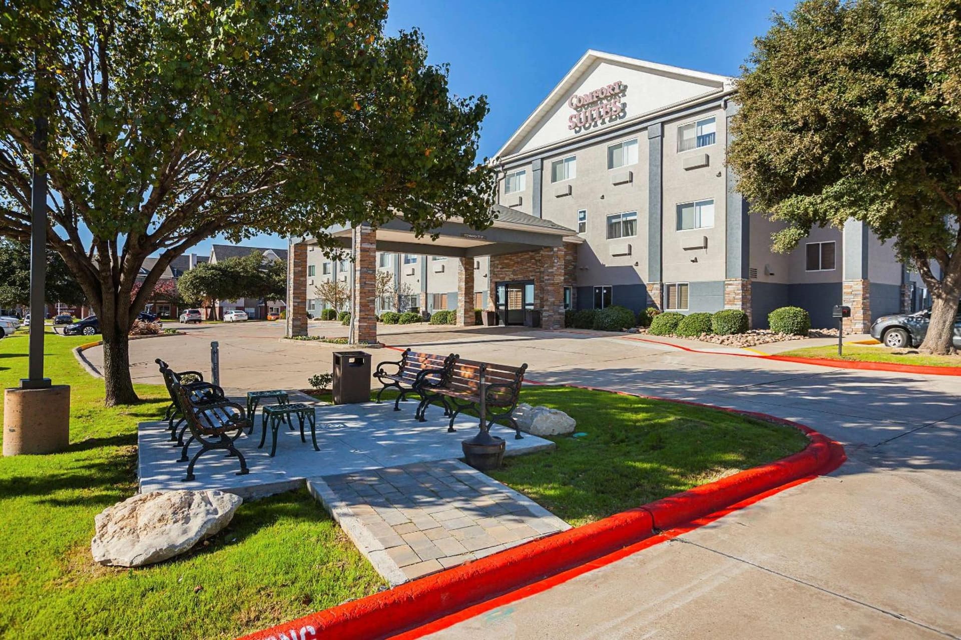 Comfort Suites Lewisville - Dallas featured exterior or lobby in Lewisville, TX — similar hotel