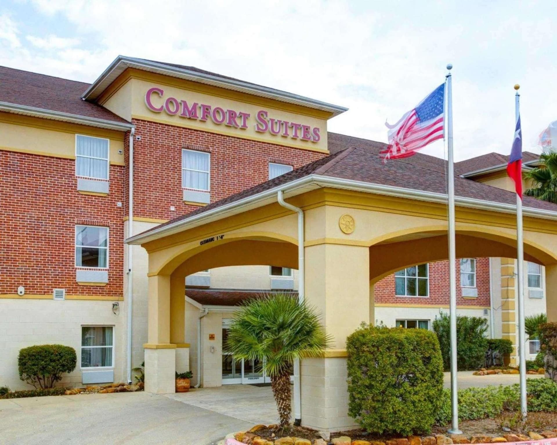Comfort Suites University Drive featured exterior or lobby in College Station, TX — similar hotel