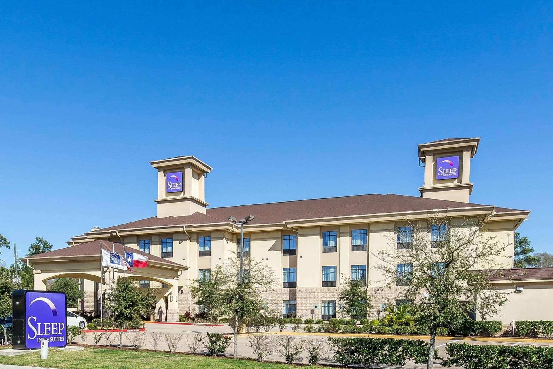 Sleep Inn & Suites Bush Intercontinental - IAH East featured exterior or lobby in Humble, TX — similar hotel