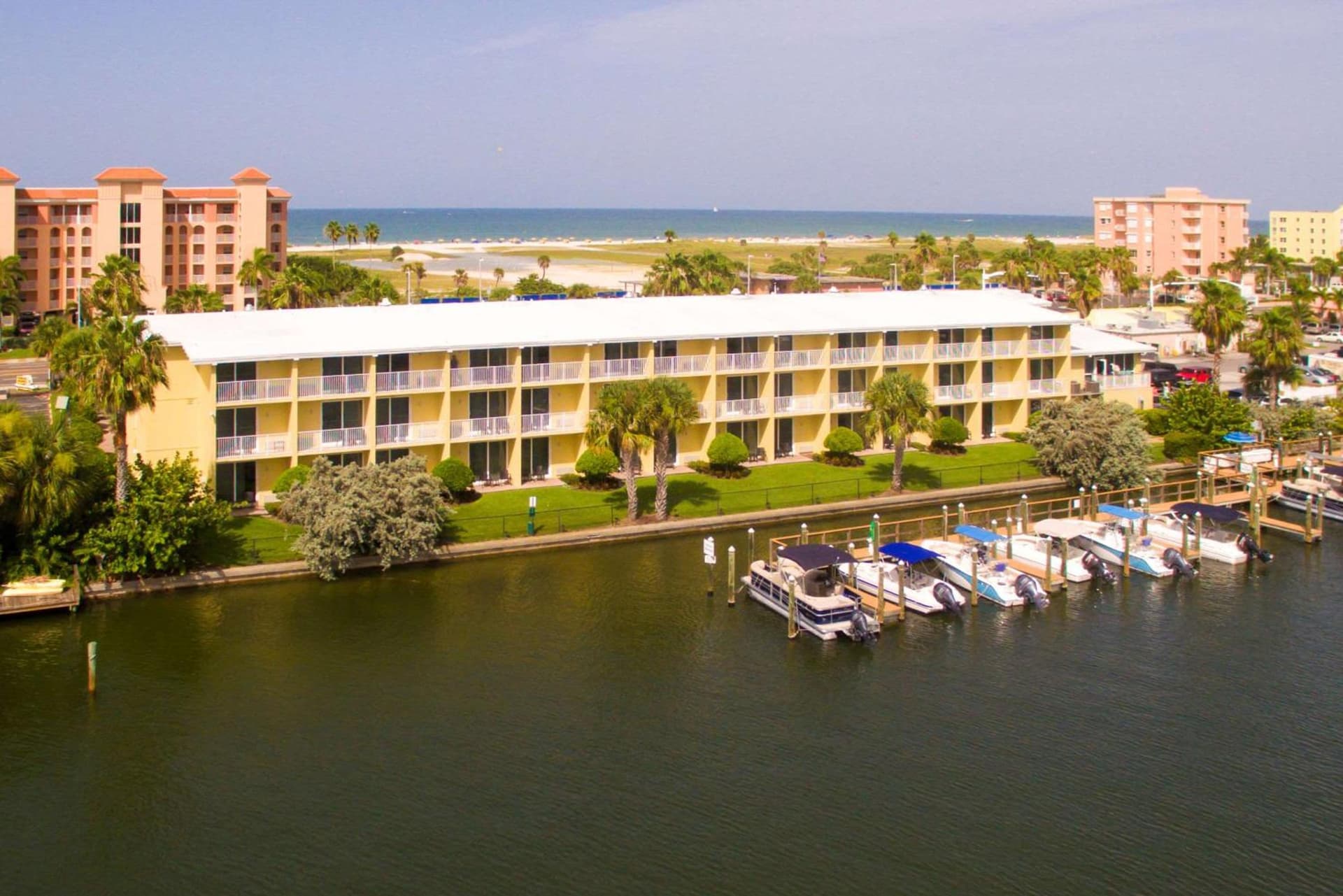 Treasure Island Hotel and Marina exterior or lobby in St Pete Beach, FL — main listing photo