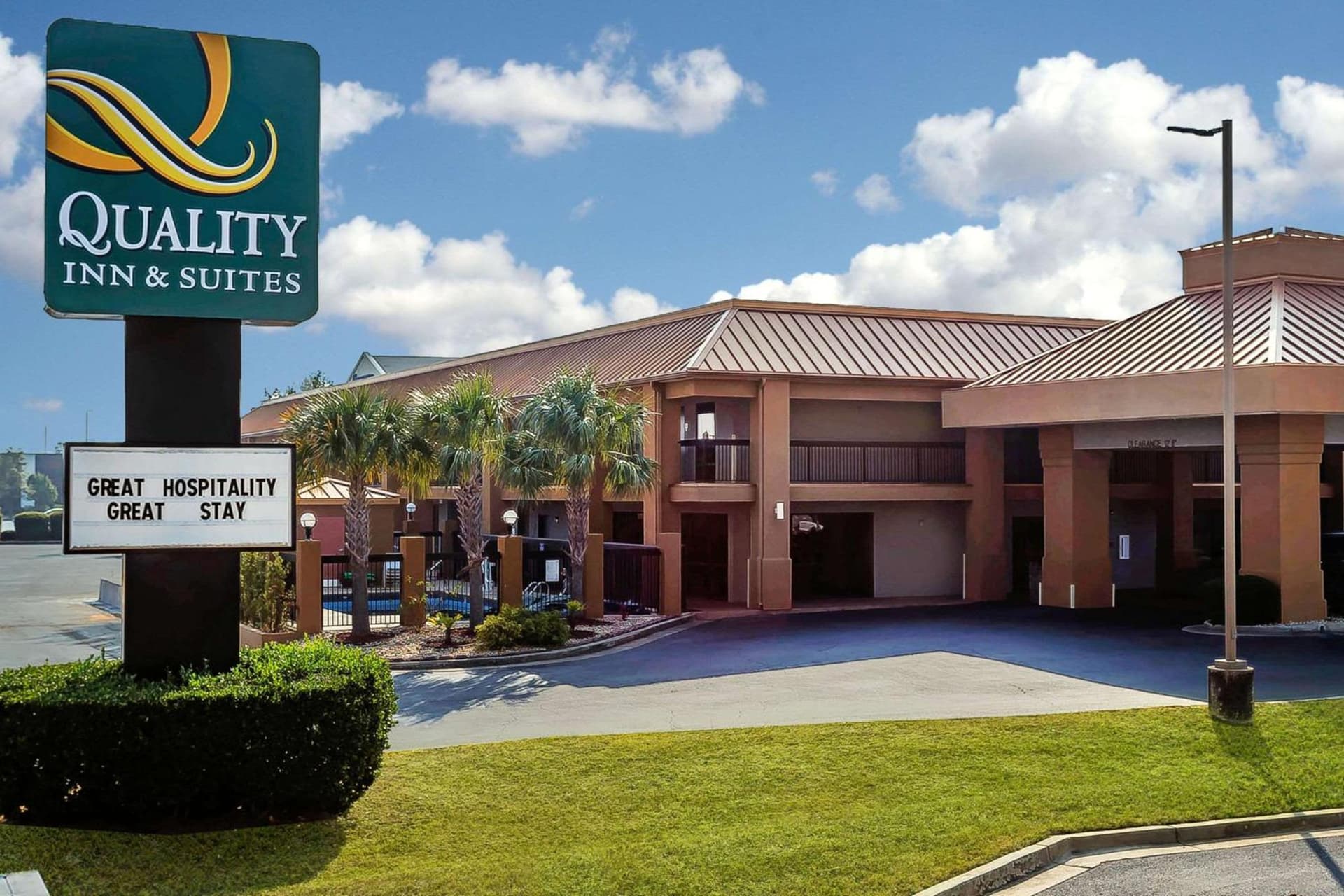 Quality Inn & Suites near Robins Air Force Base featured exterior or lobby in Warner Robins, GA — similar hotel