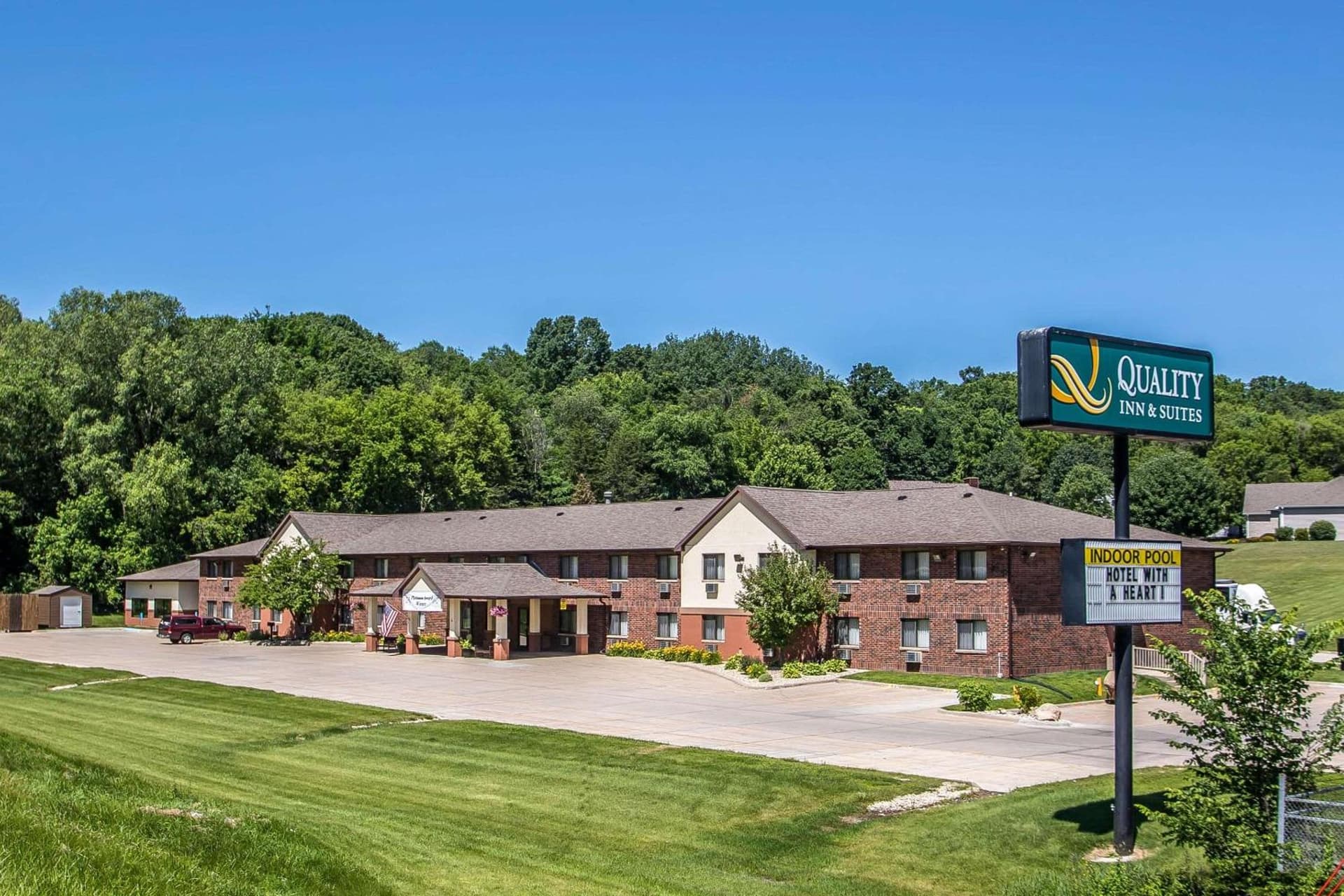 Quality Inn & Suites Decorah featured exterior or lobby in Decorah, IA — similar hotel