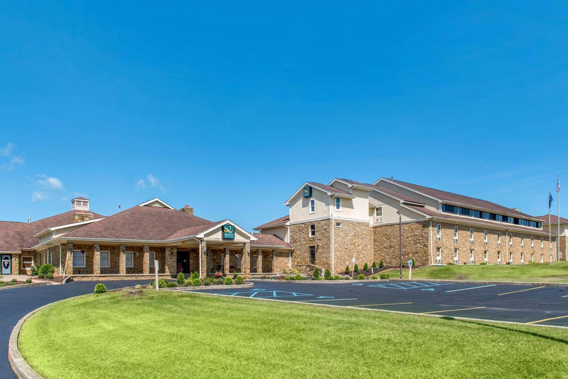 Quality Inn & Suites Bedford West featured exterior or lobby in Bedford, IN — similar hotel