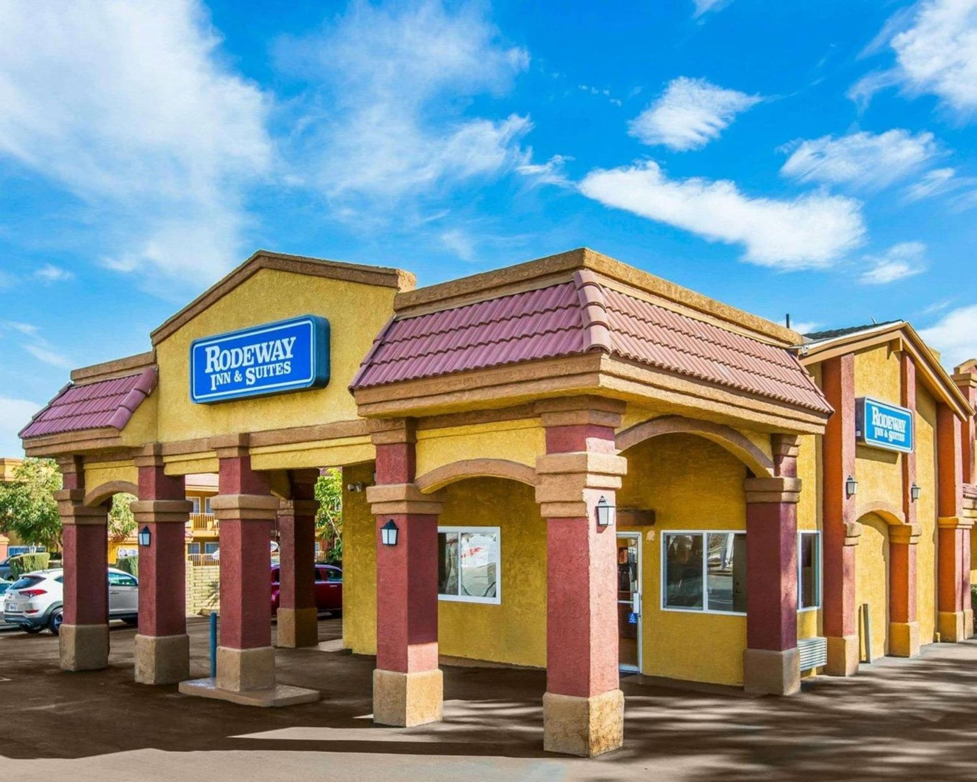 Rodeway Inn & Suites Corona featured exterior or lobby in Corona, CA — similar hotel