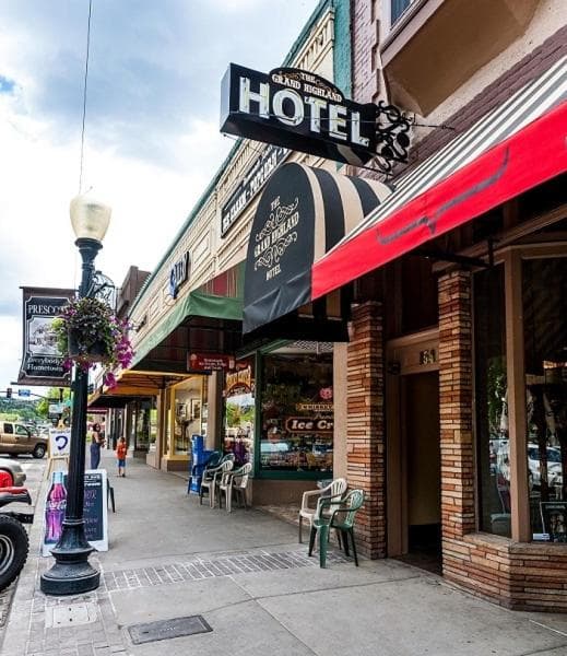Grand Highland Hotel exterior or lobby in Prescott, AZ — main listing photo