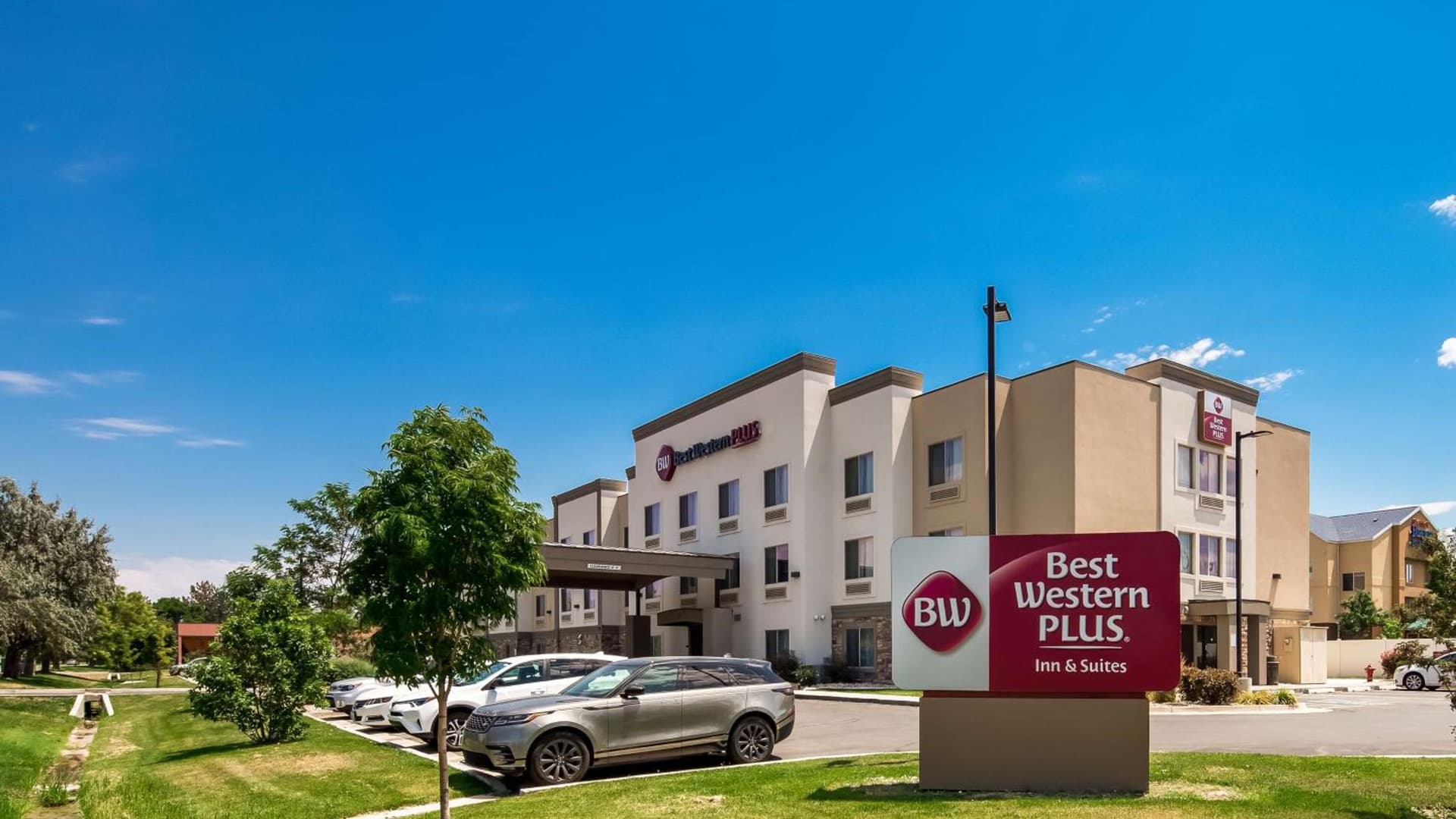 Best Western Plus Airport Inn & Suites exterior or lobby in Salt Lake City, UT — main listing photo