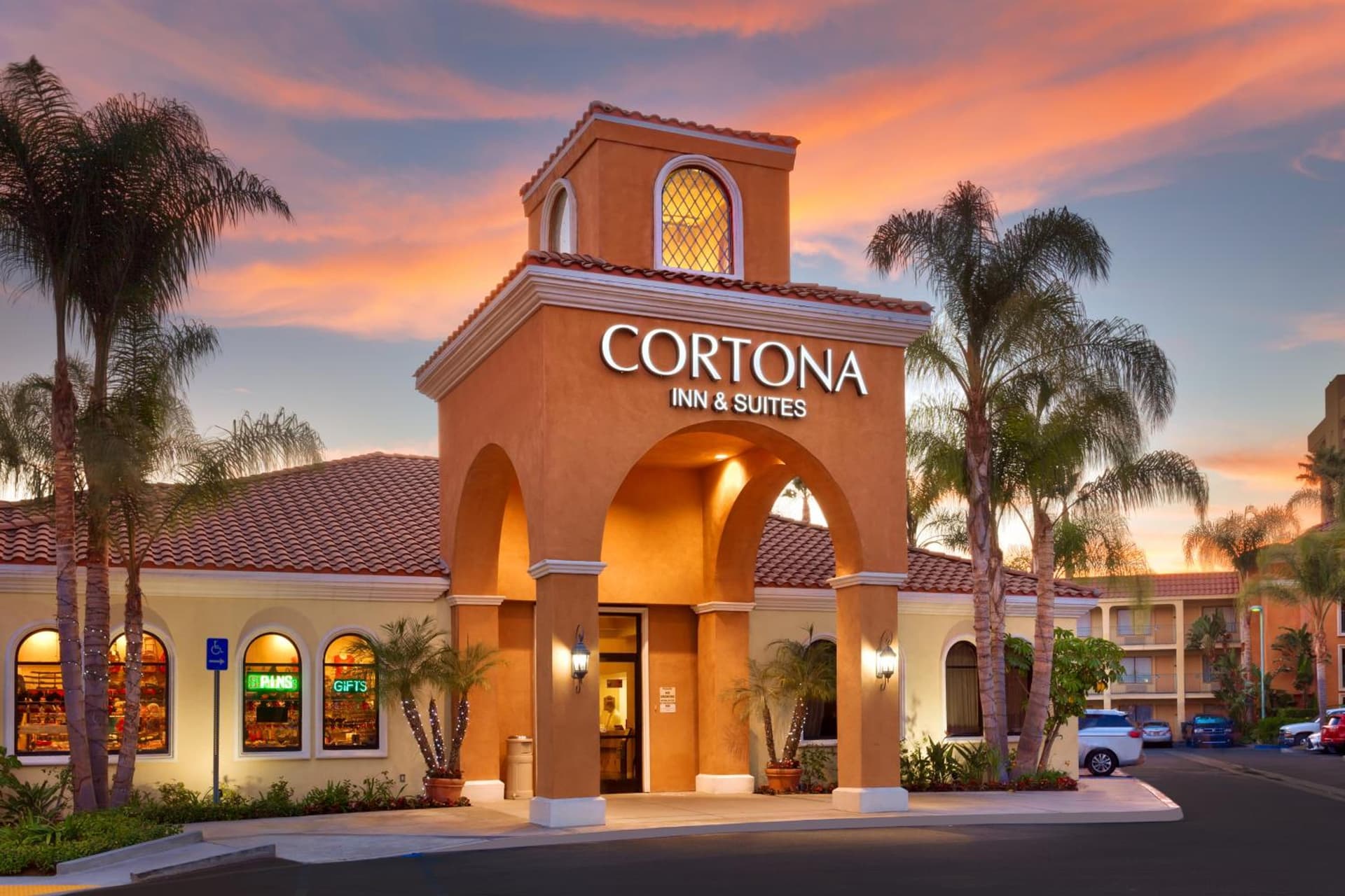 Cortona Inn and Suites Anaheim Resort featured exterior or lobby in Anaheim, CA — similar hotel