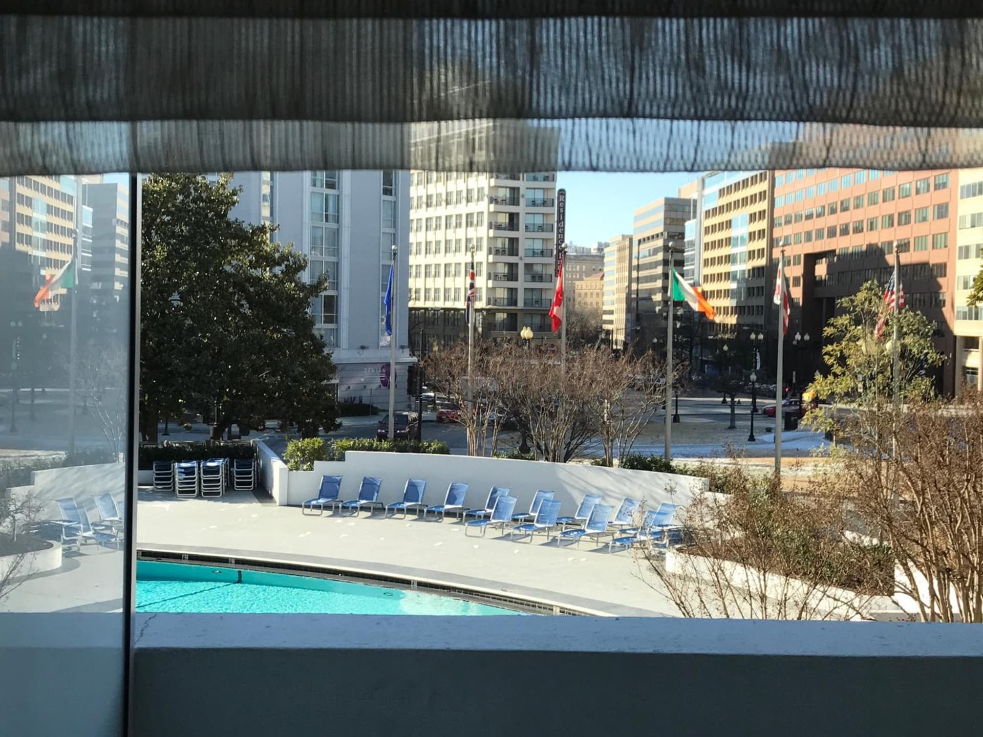 Washington Plaza Hotel property views in Washington, DC — gallery photo 3