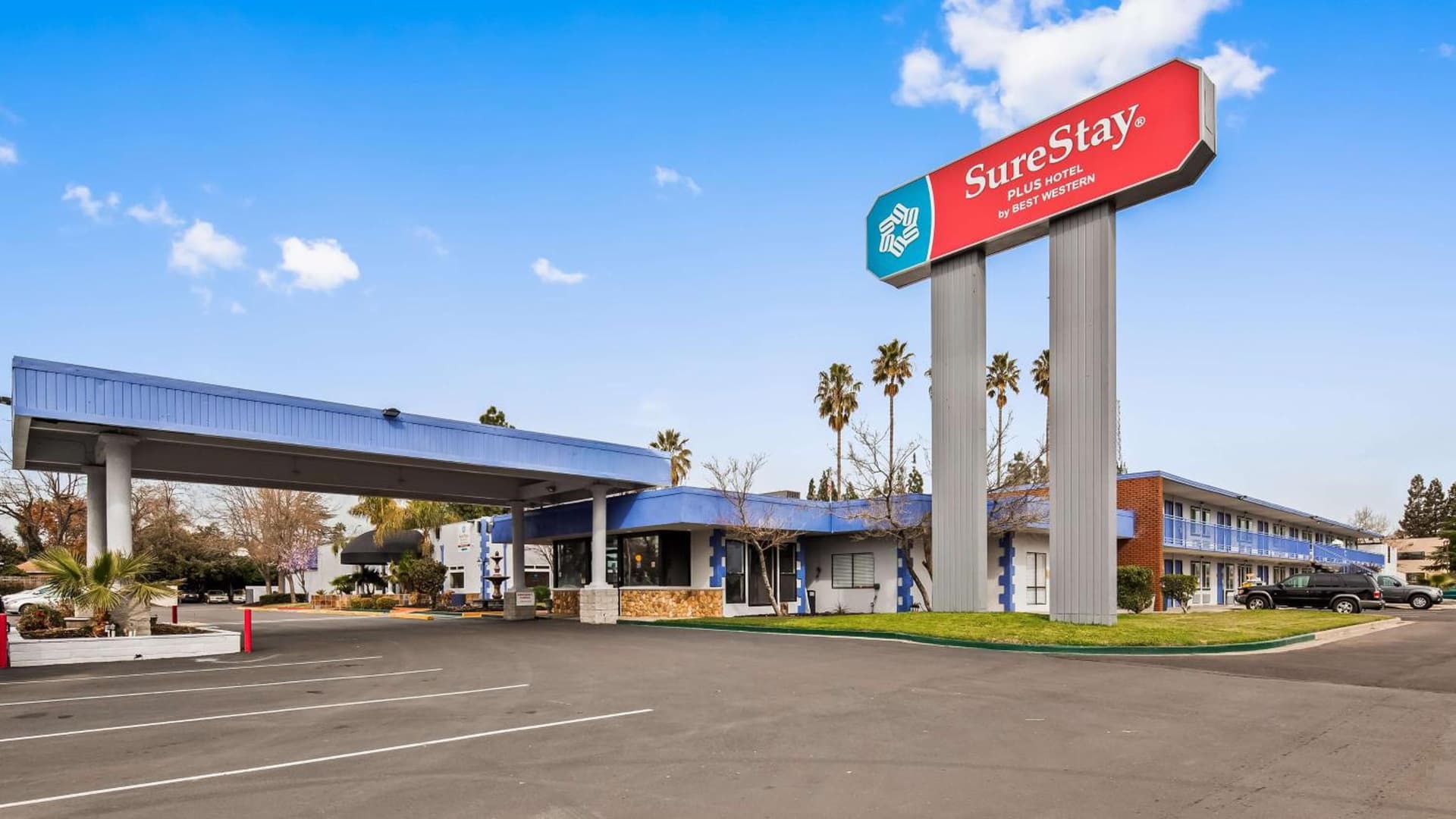 SureStay Plus Hotel by Best Western Sacramento Cal Expo exterior or lobby in Sacramento, CA — main listing photo