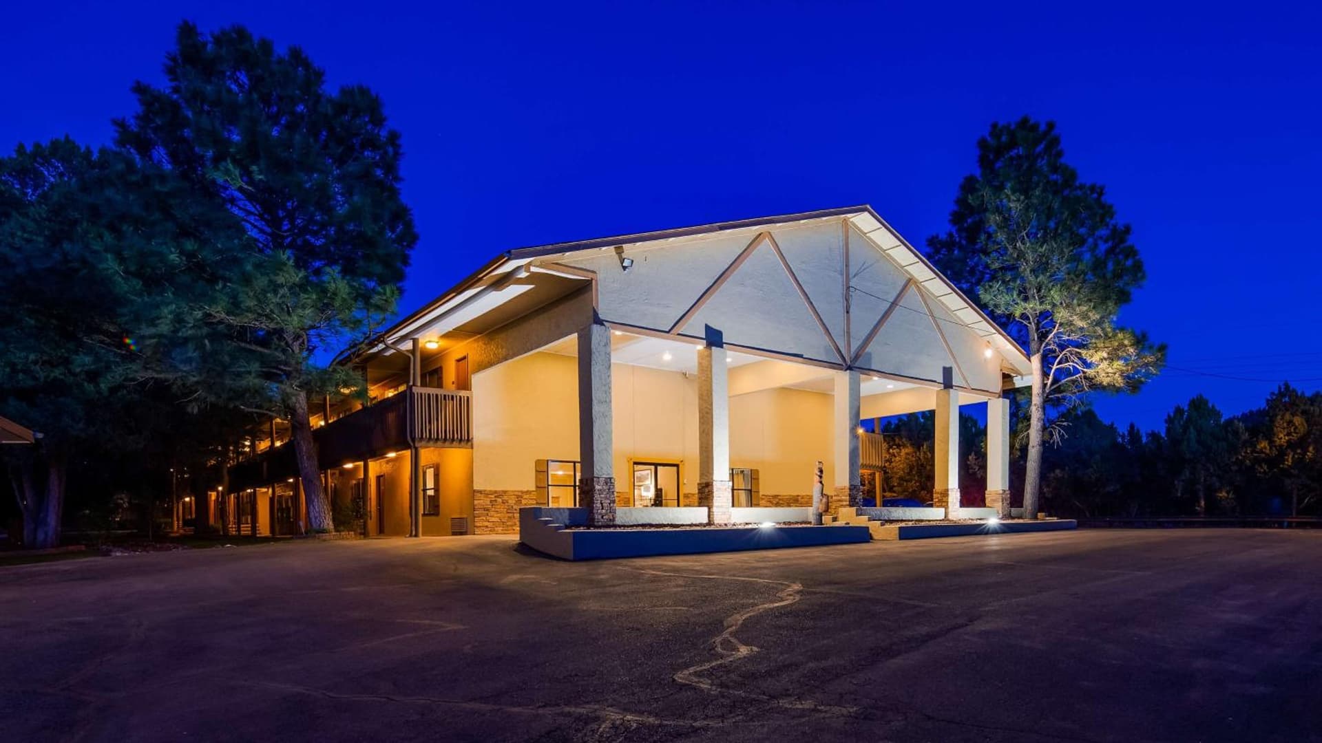 Best Western Pine Springs Inn featured exterior or lobby in Ruidoso Downs, NM — similar hotel