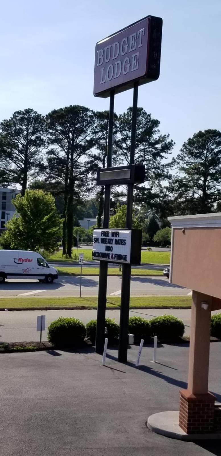 Budget Lodge featured exterior or lobby in Newport News, VA — similar hotel